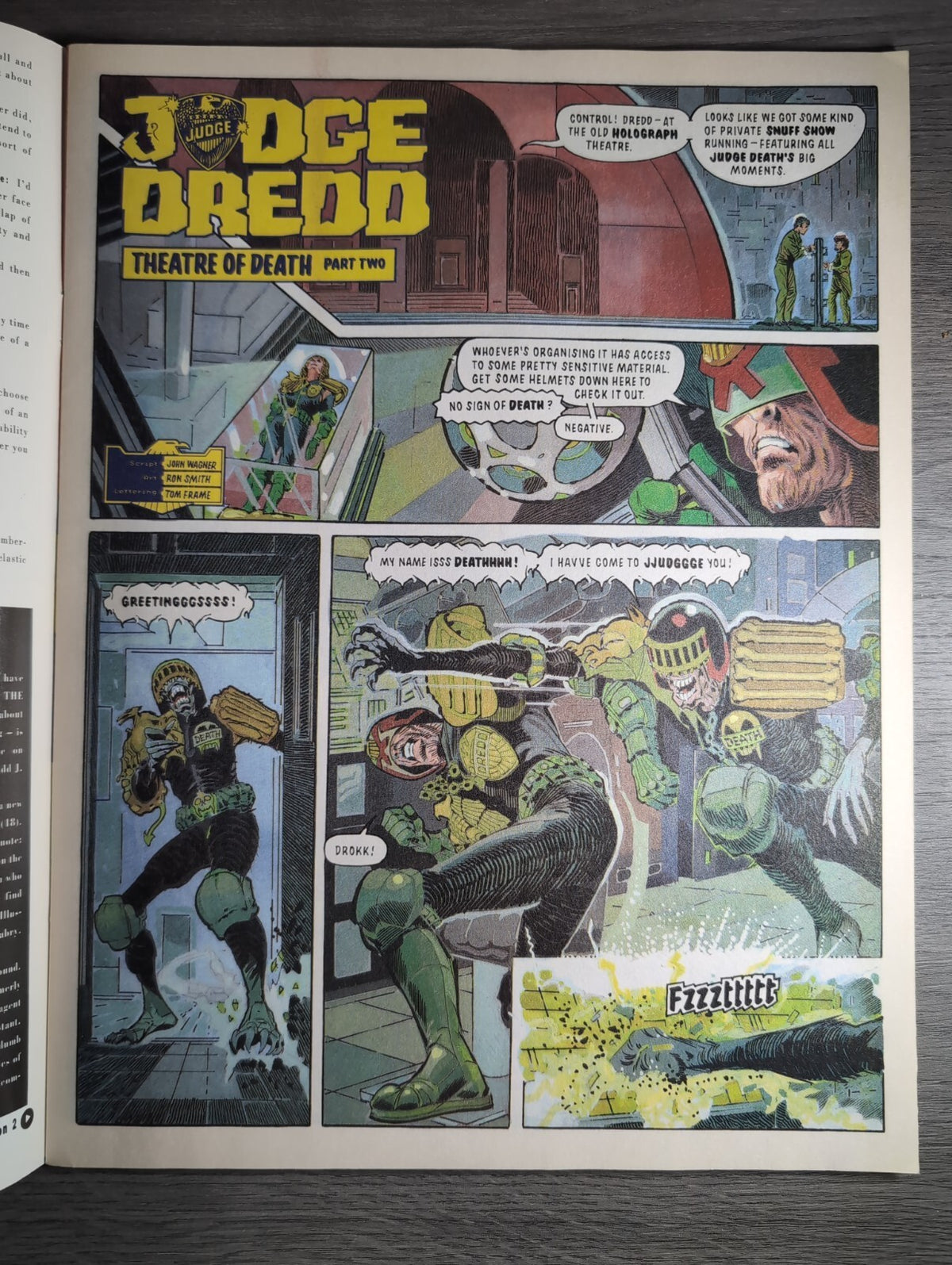 2000AD Prog 701 Featuring Judge Dredd Comic 20th Oct 1990  Vintage Retro Comic
