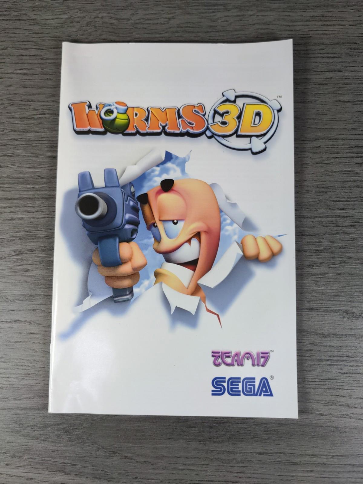 Worms 3D Playstation 2 PS2 Game + Manual Tested & Working