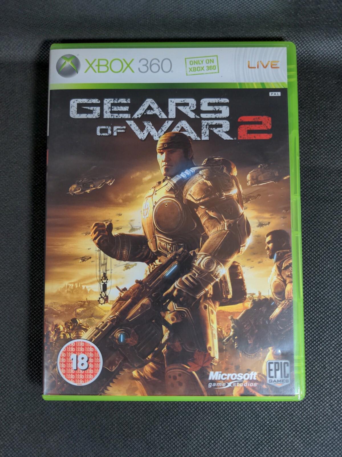 Gears Of War 2 Microsoft Xbox 360 Game + Manual Tested & Working VGC