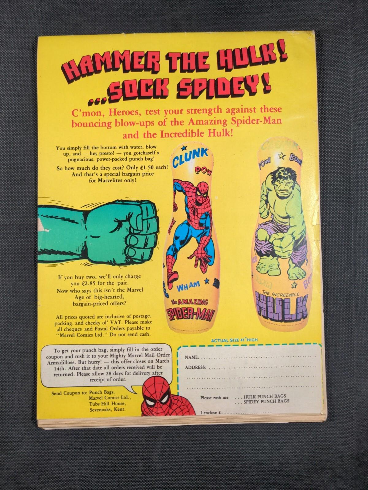 Marvel Comics  - Super Spider -Man - Issue No 213 March 1977