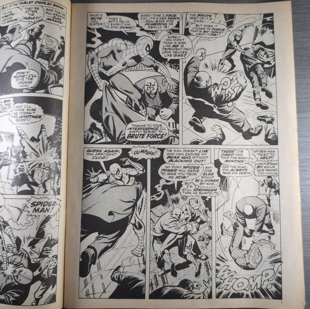 Spider-Man Comics Weekly No 78 Marvel Comics UK 10th August 1974 Vintage Comic
