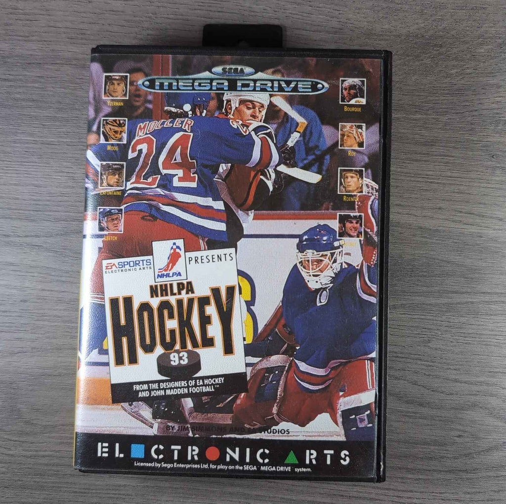 NHLPA Hockey 93 Sega Mega Drive Game Tested & Working UK Pal Region CIB
