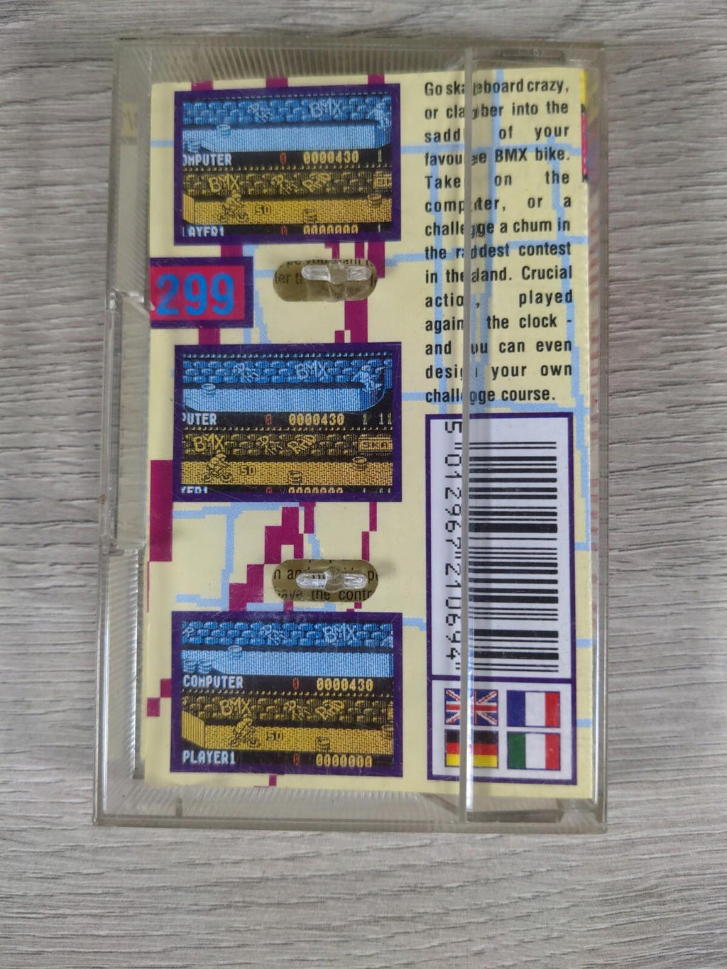 Rad Ramp Racer ZX Spectrum 48K 128K Video Game Cassette Tested & Working