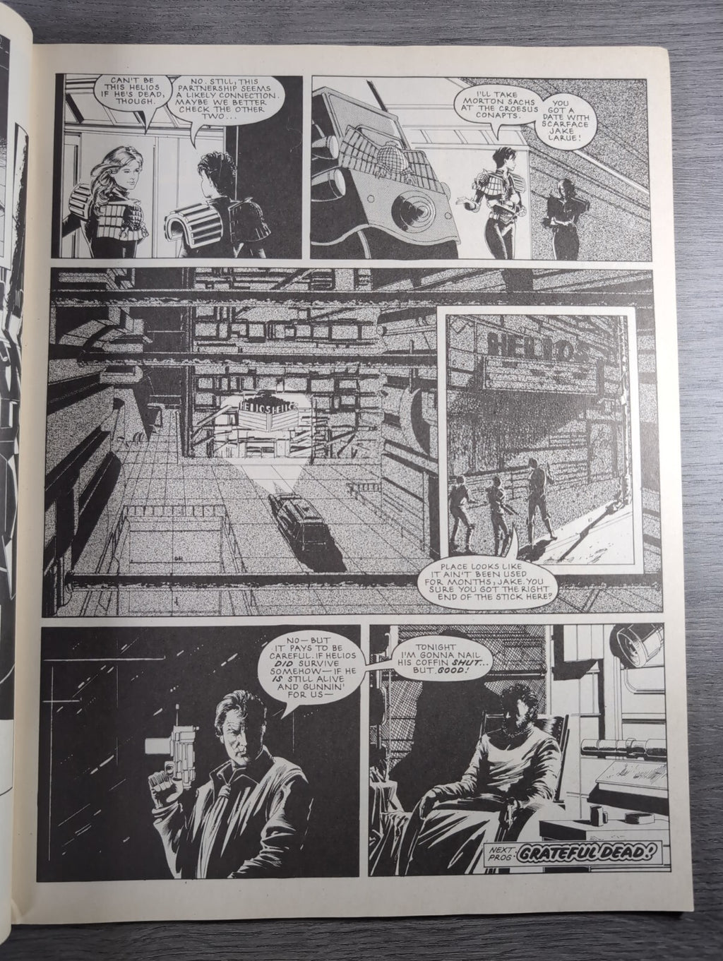 2000AD Prog 617 Featuring Judge Dread Comic 11th March 1989 Vintage Retro Comic