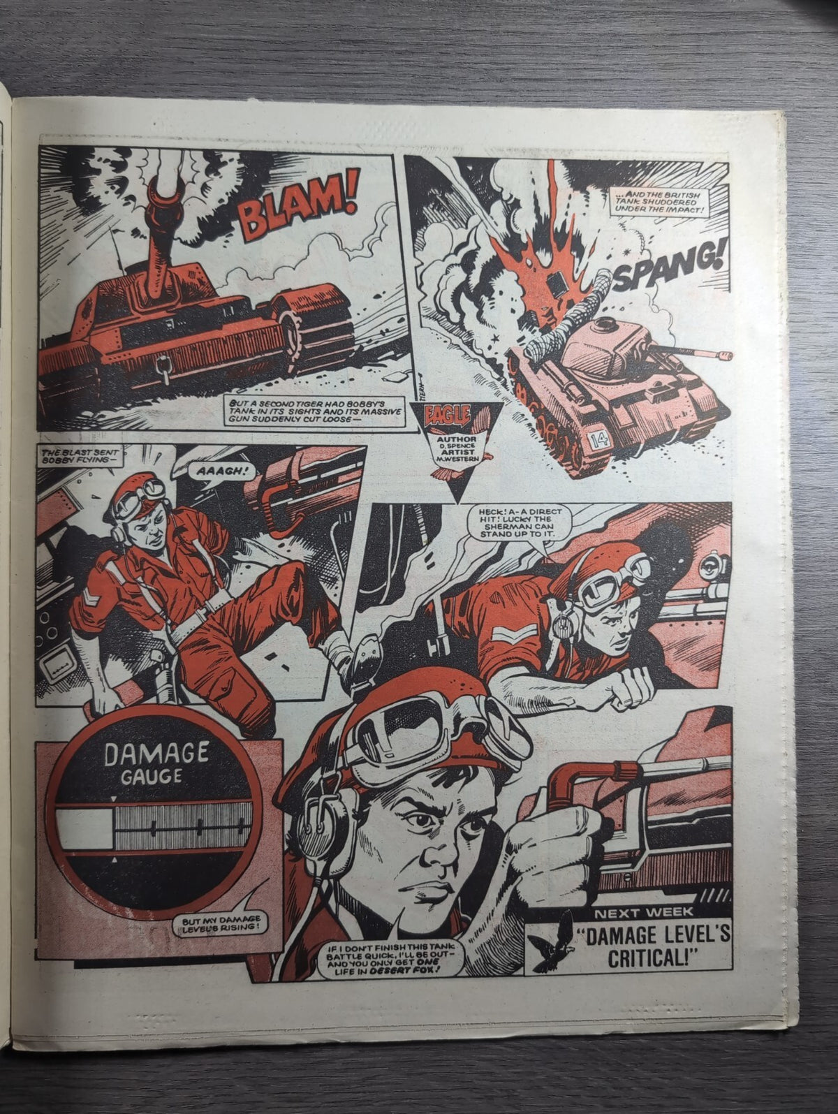 Eagle And Tiger Comic Issue No. 201 25th January 1986 Vintage Retro UK Comic