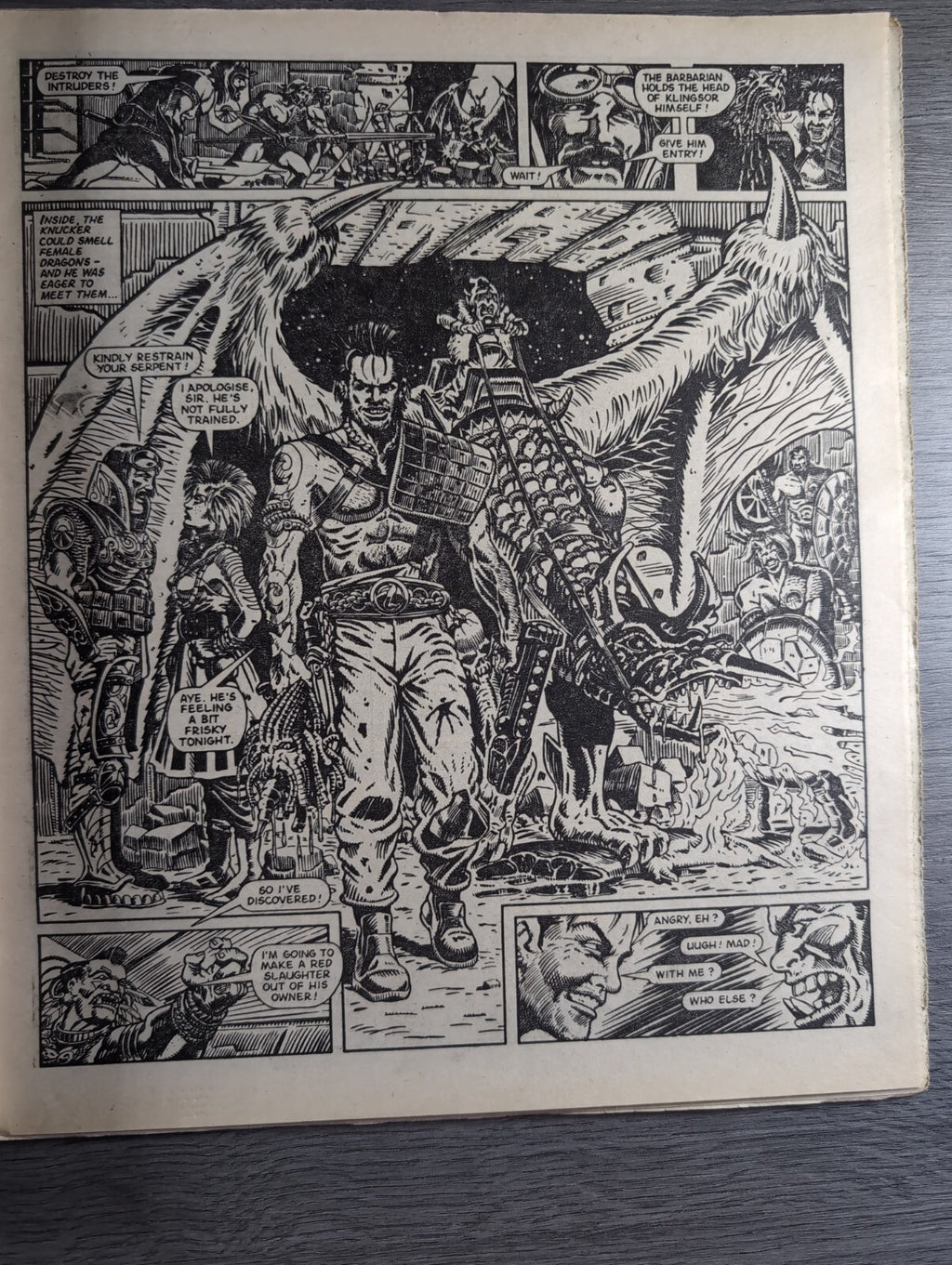2000AD Prog 413 Featuring Judge Dread Comic 13th April 1985 Vintage Retro Comic