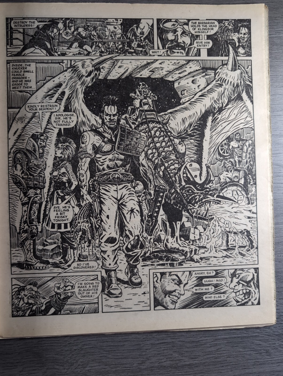 2000AD Prog 413 Featuring Judge Dread Comic 13th April 1985 Vintage Retro Comic