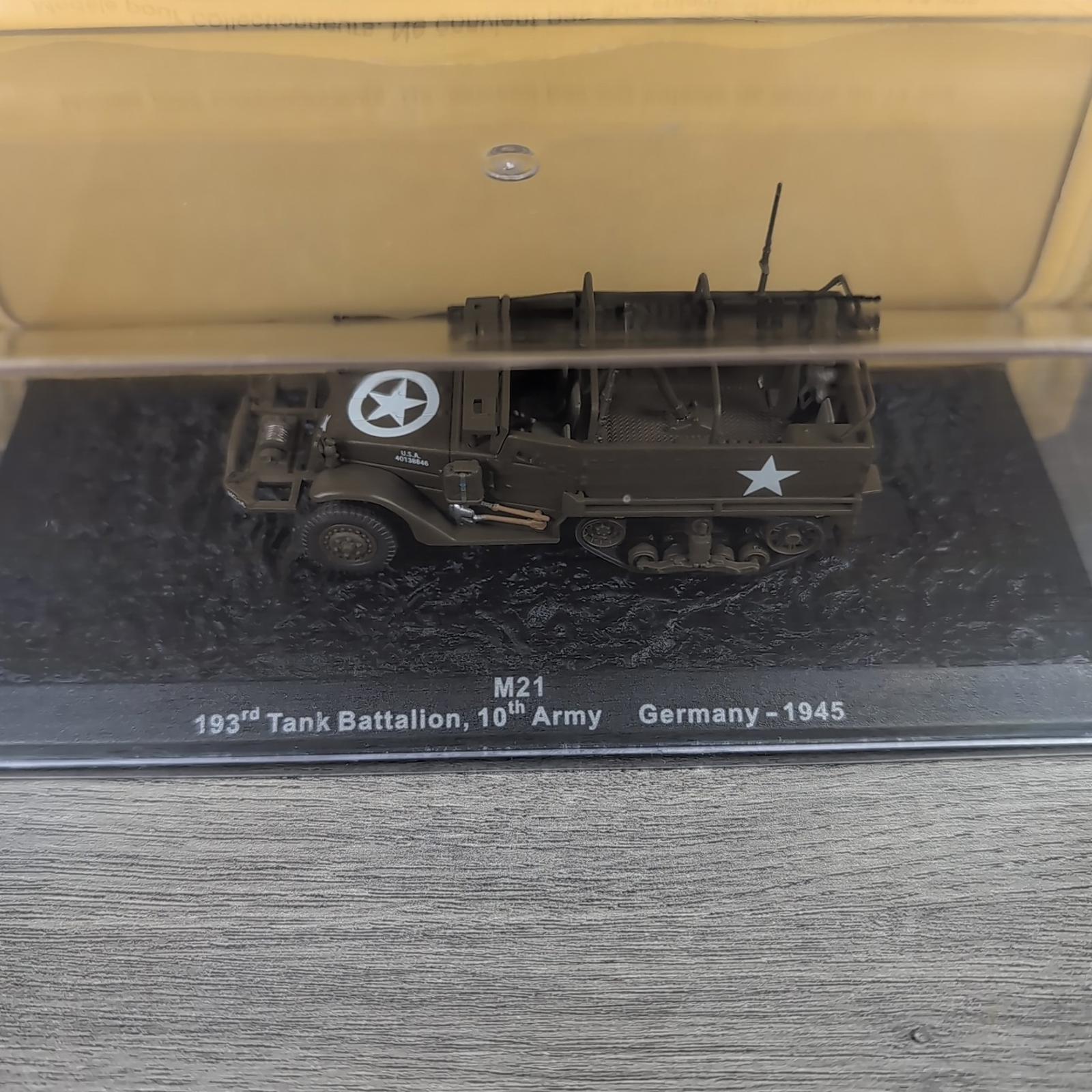 DeAgostini  M21 193rd Battalion 10th Army Germany 1945 1:72 Scale Diecast Model
