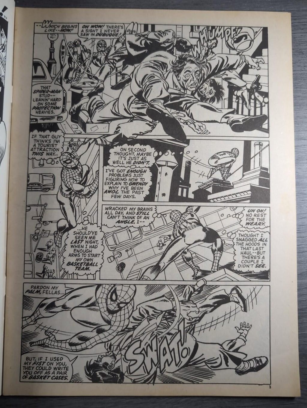 Spider-Man Comics Weekly No144 Marvel Comics UK 15th November 1975 Vintage Comic