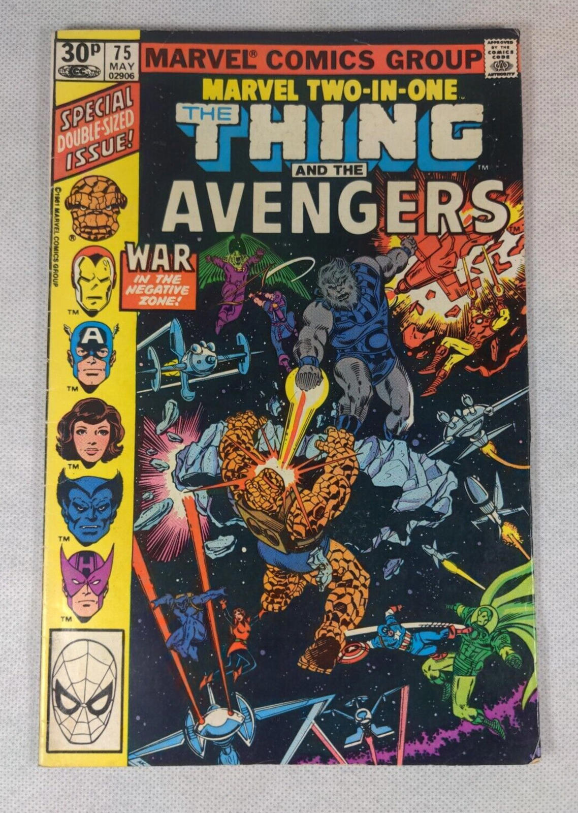 Marvel Comics Two-In-One The Thing And The Avengers #75 May 1981