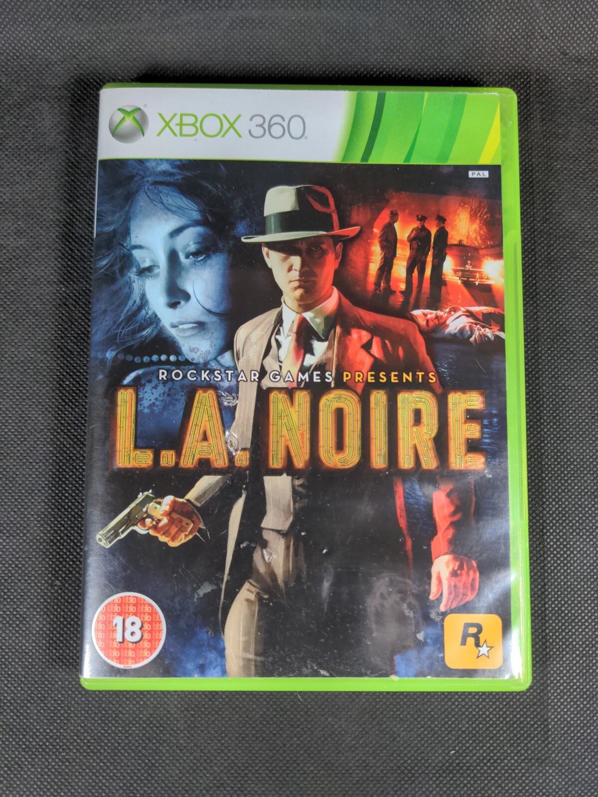 L.A. Noire Xbox 360 Game + Manual Tested & Working Cert 18