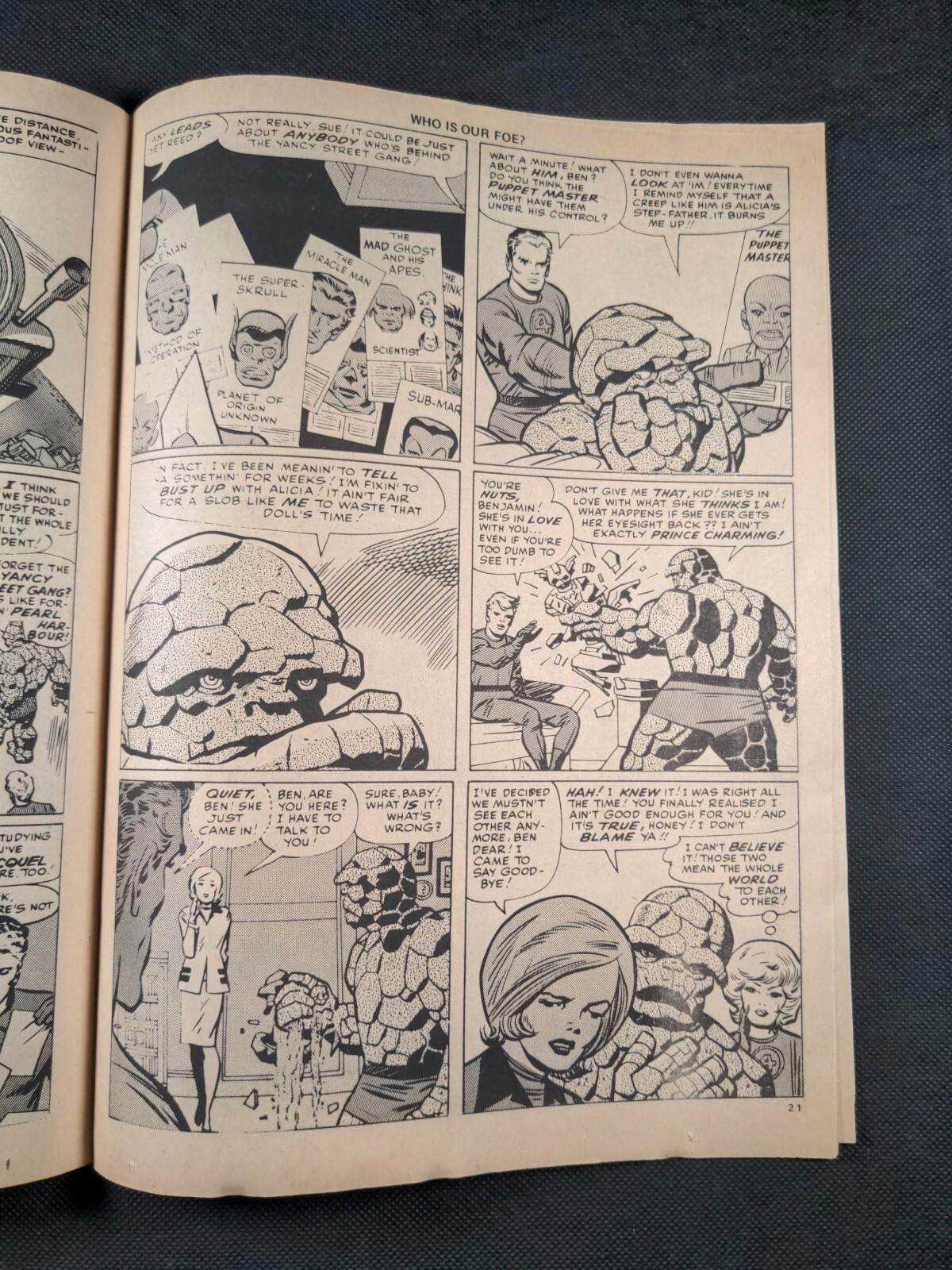 Mighty World of Marvel Issue No 59 November 1973 Vintage Marvel UK Comic - Retrorama UK