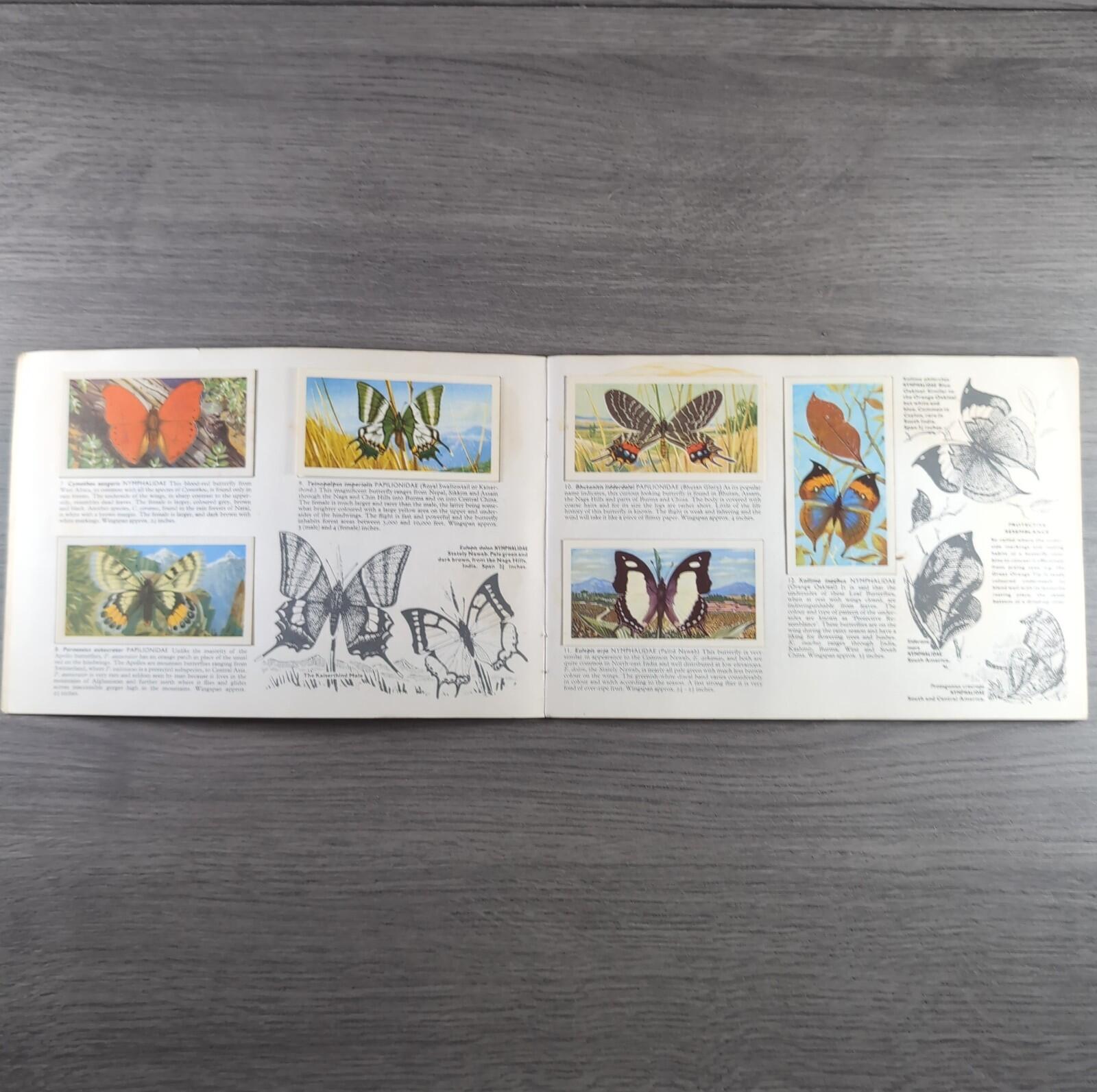 Brooke Bond Tea Picture Cards Album Butterflies Of The World Complete Set