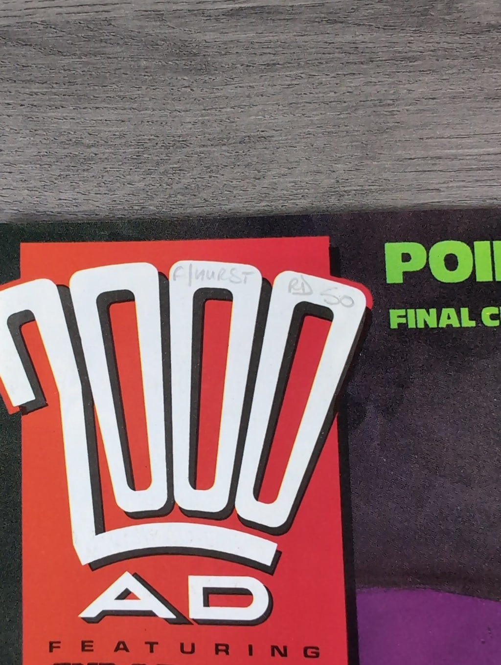 2000AD Prog 616 Featuring Judge Dread Comic 4th March 1989 Vintage Retro Comic