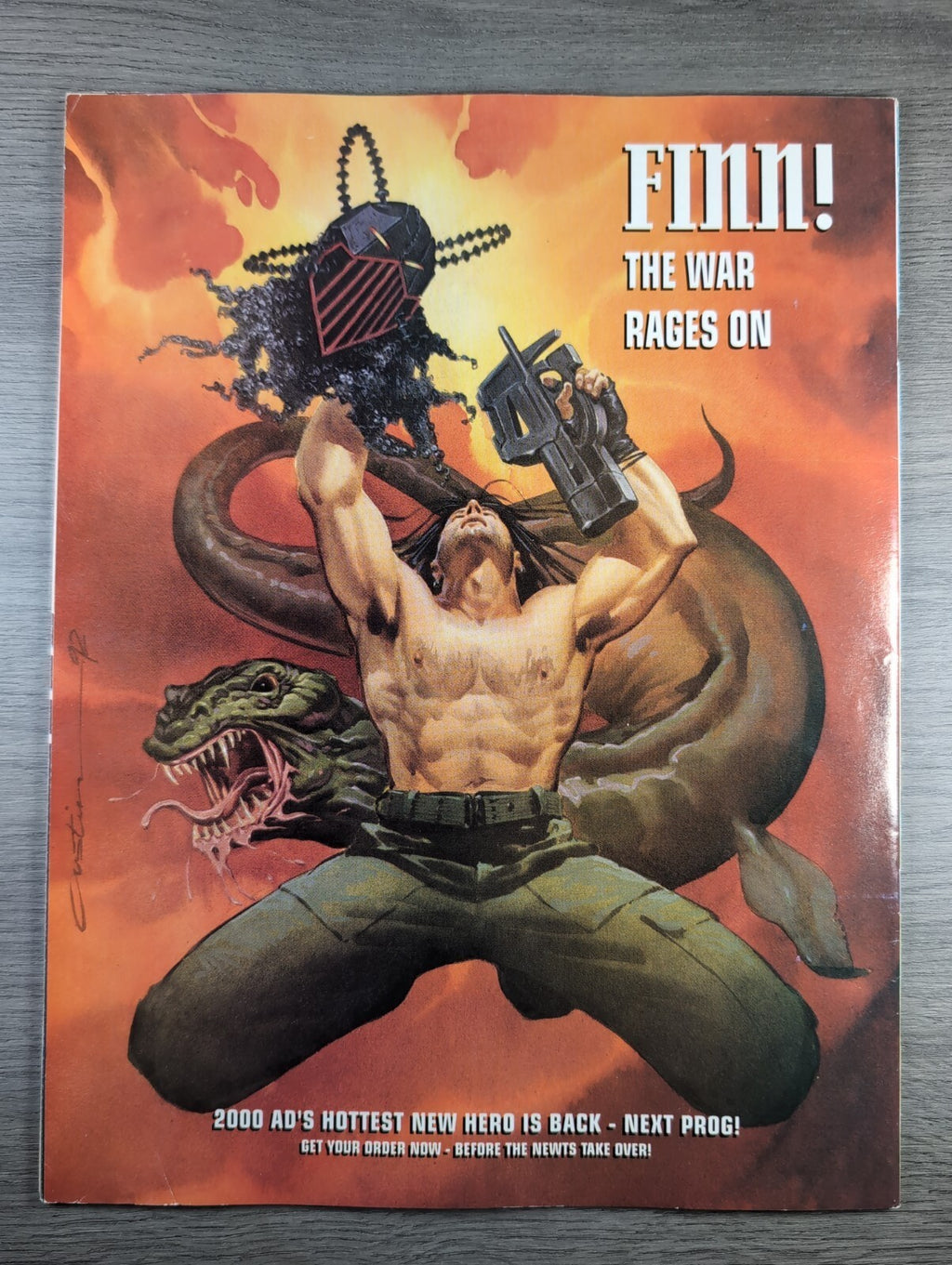 2000AD Prog 806 Featuring Judge Dredd Comic 24th Oct 1992 Vintage Retro Comic