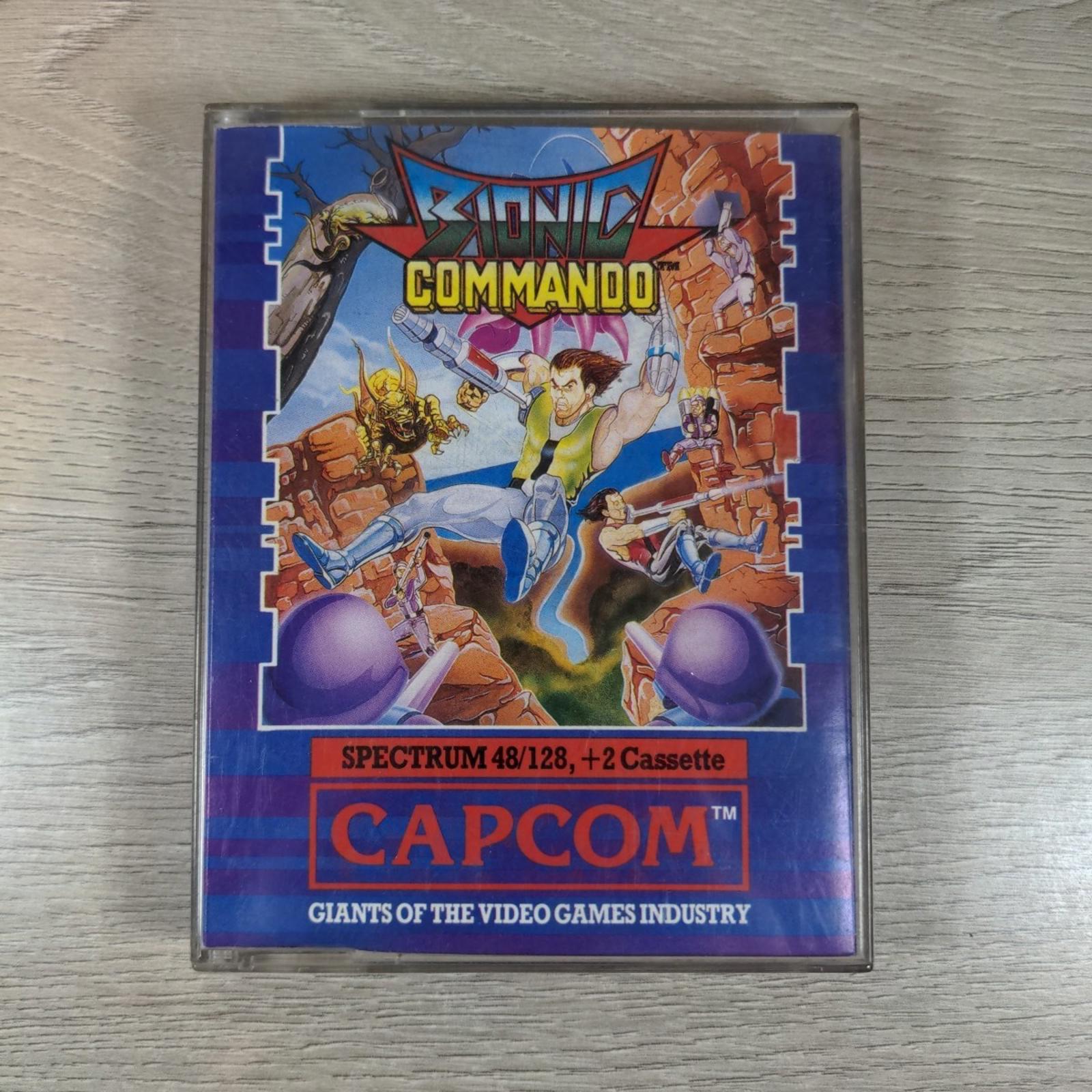 Bionic Commando ZX Spectrum 48/128K Game Casstette Capcom Tested & Working CIB