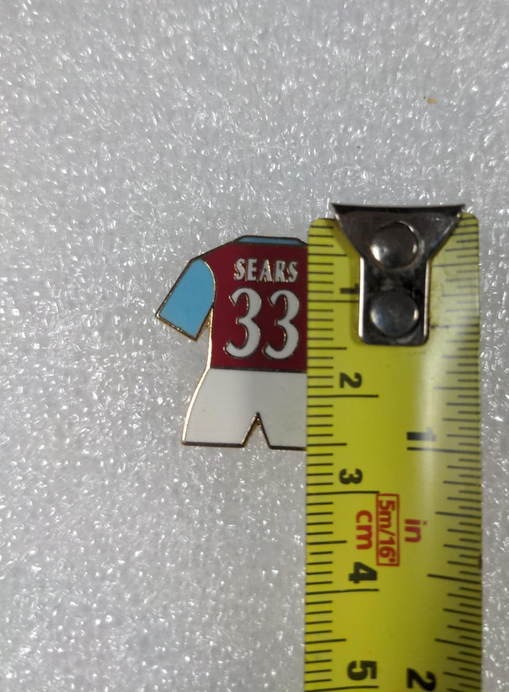 West Ham United Football Club Sears No33 Shirt Enamel Pin Badge - Retrorama UK