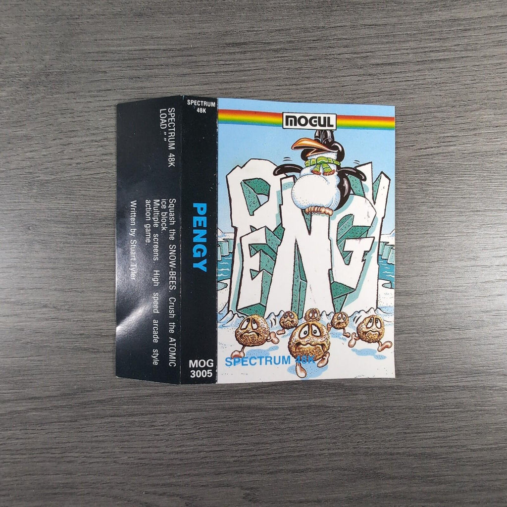 Pengy ZX Spectrum 48K Mogal Tested & Working Vintage Video Game Cassette