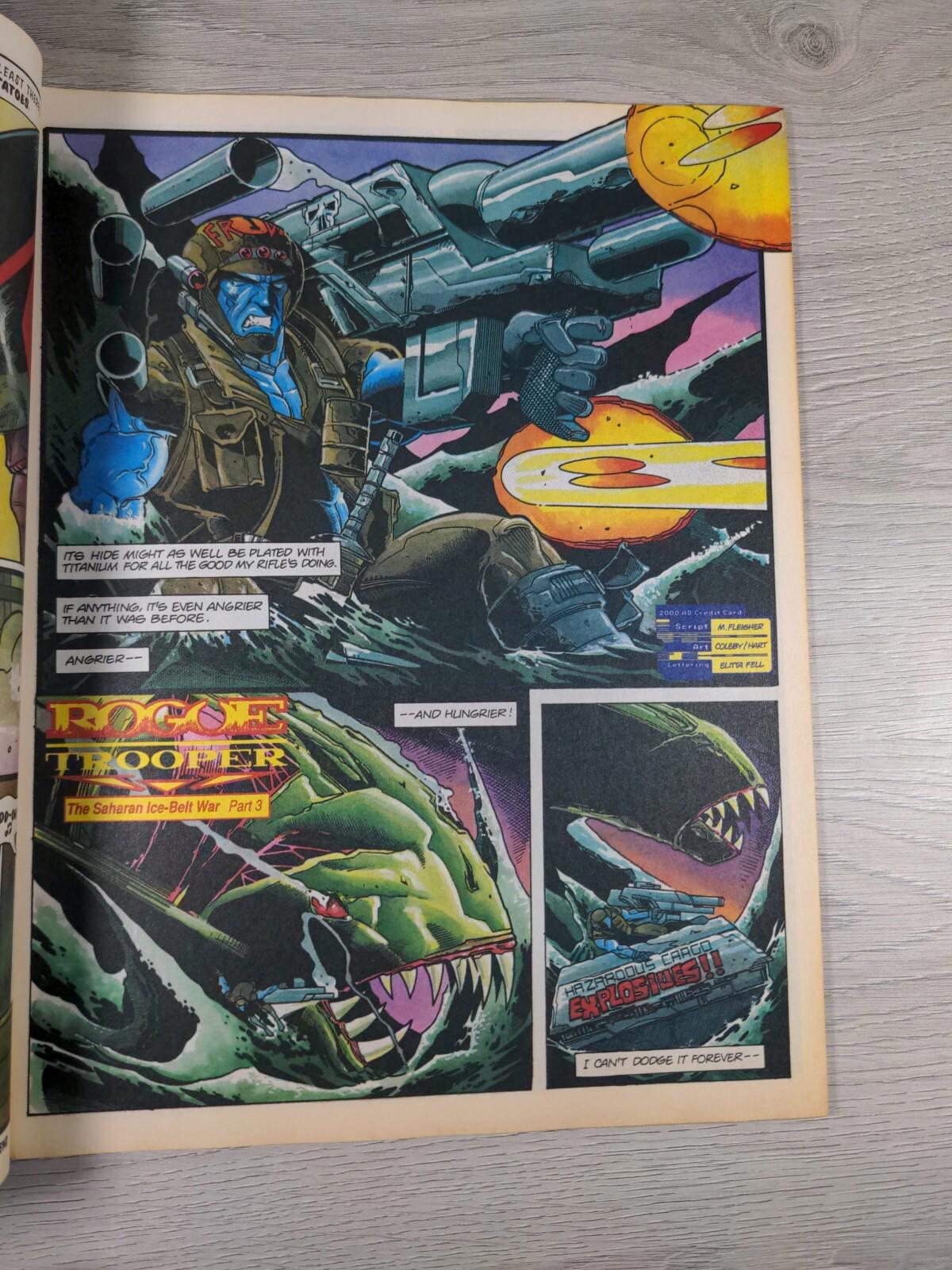 2000AD Featuring Judge Dredd Prog 732 May 1991 Vintage Comic - Retrorama UK
