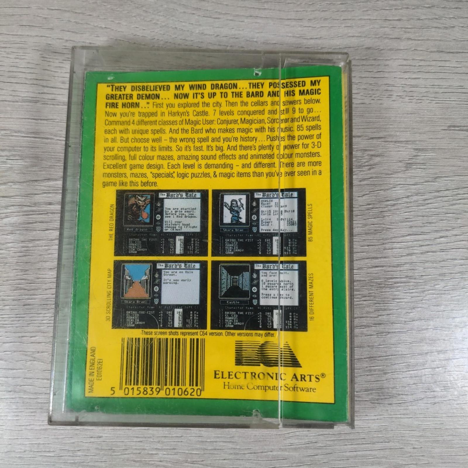 The Bards Tale Vol 1 ZX Spectrum 48/128K Game Cassette EA Tested & Working