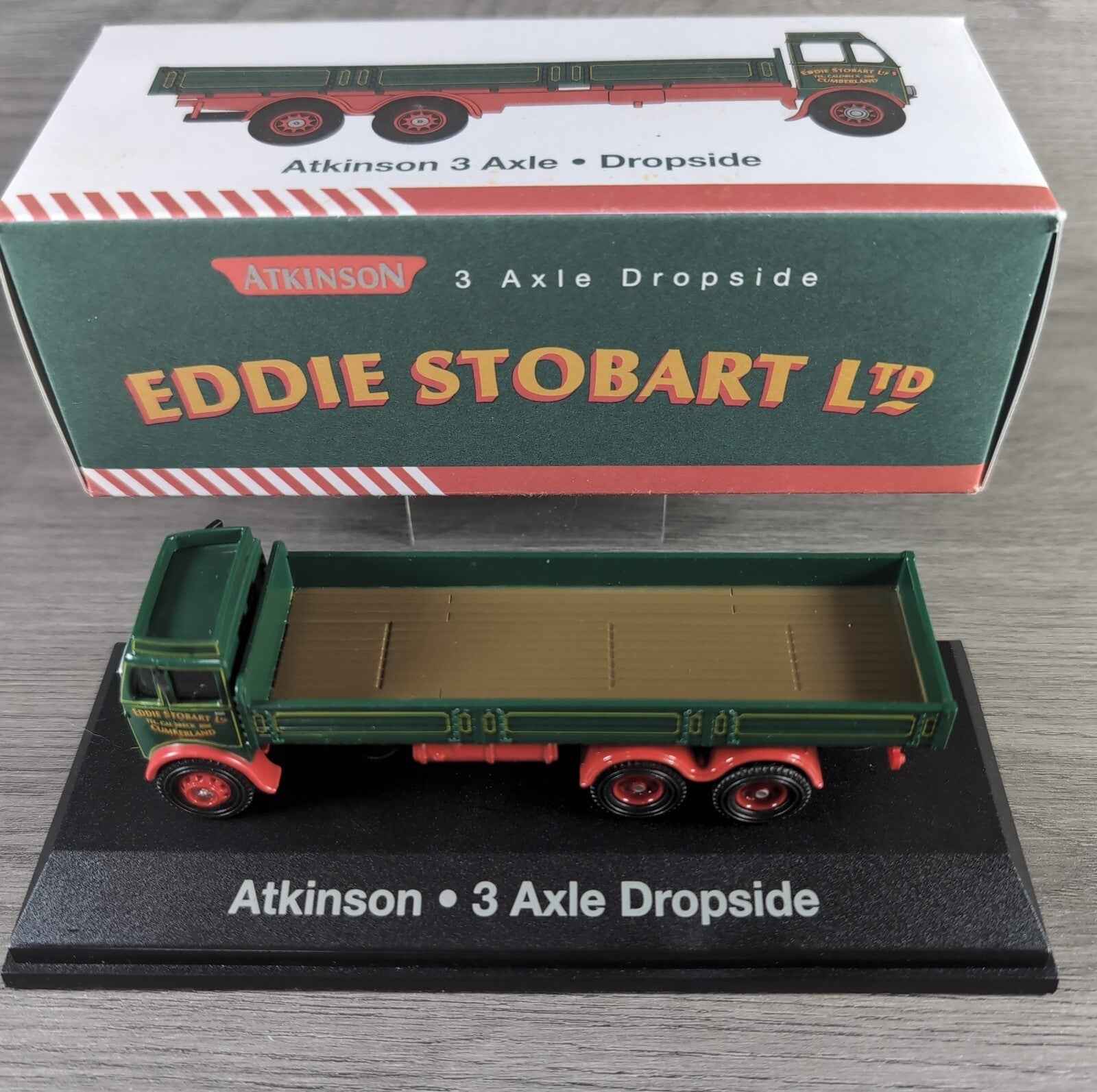 Atlas Editions Eddie Stobart Atkinson 3 Axle Dropside Die-Cast Model