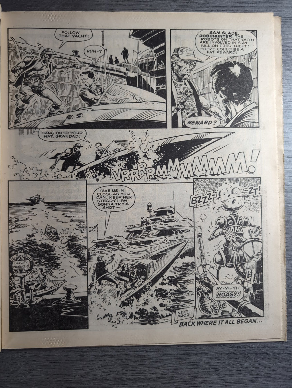 2000AD Prog 442 Featuring Judge Dread Comic 2nd Nov 1985 Vintage Retro Comic