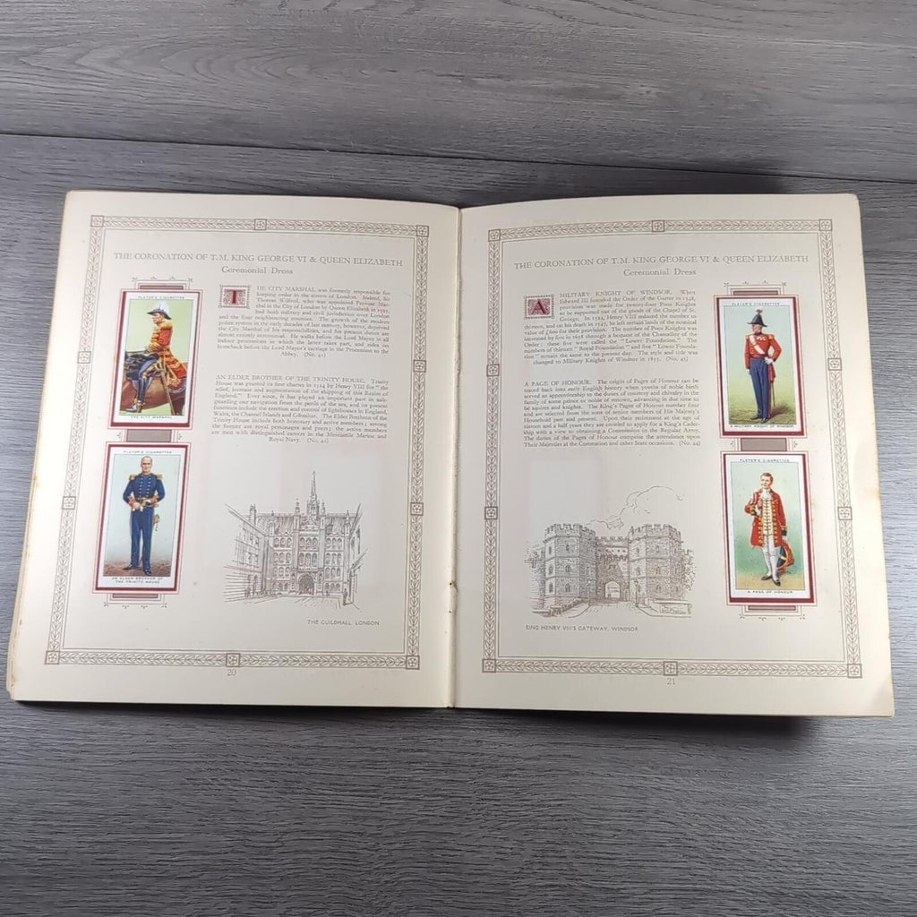 The Coronation Of HM King George VI John Player & Sons Full Set Cigarette Cards