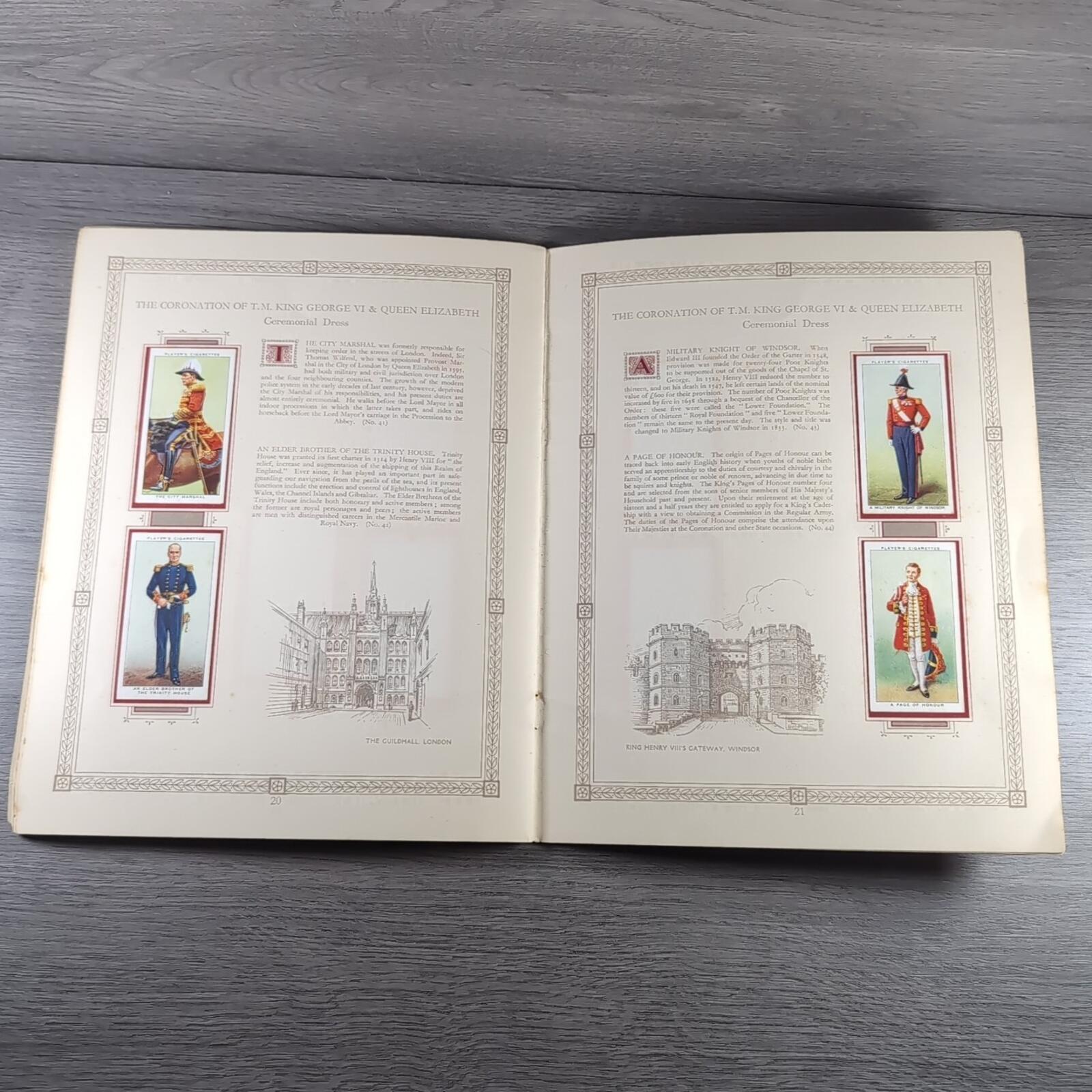 The Coronation Of HM King George VI John Player & Sons Full Set Cigarette Cards