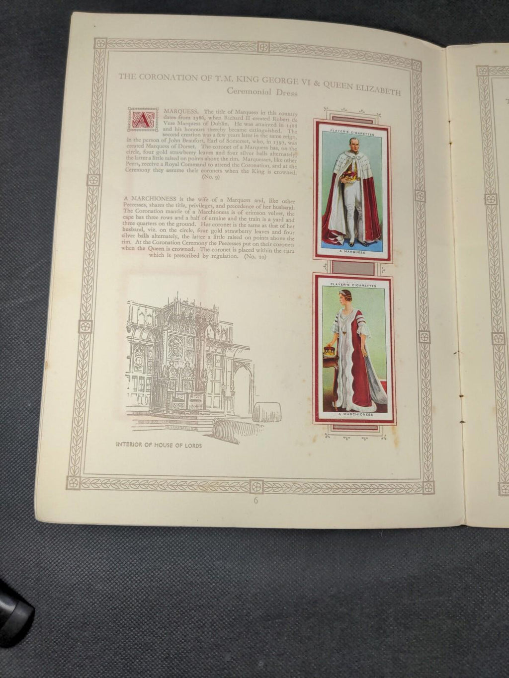 The Coronation Of HM King George VI John Player & Sons Full Set Cigarette Cards