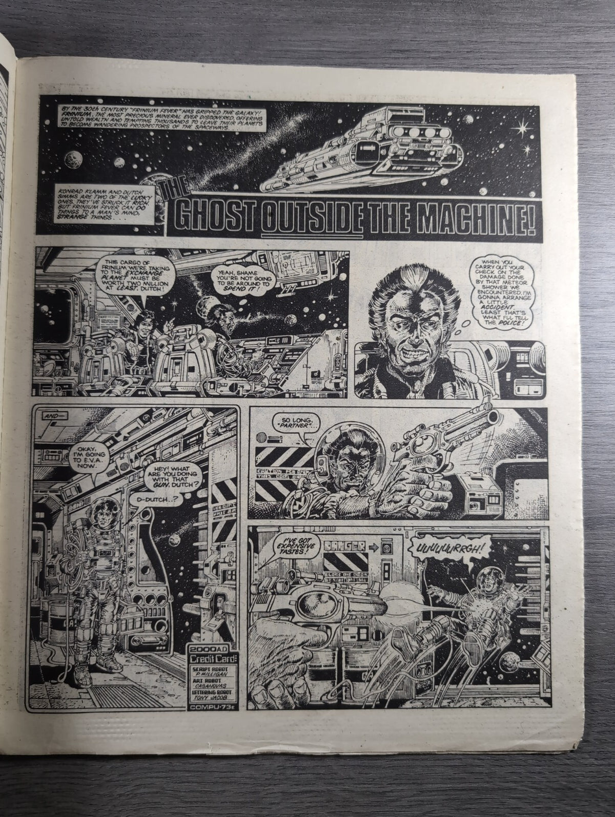 2000AD Prog 374 Featuring Judge Dredd Comic 23rd June 1984 Vintage Retro Comic