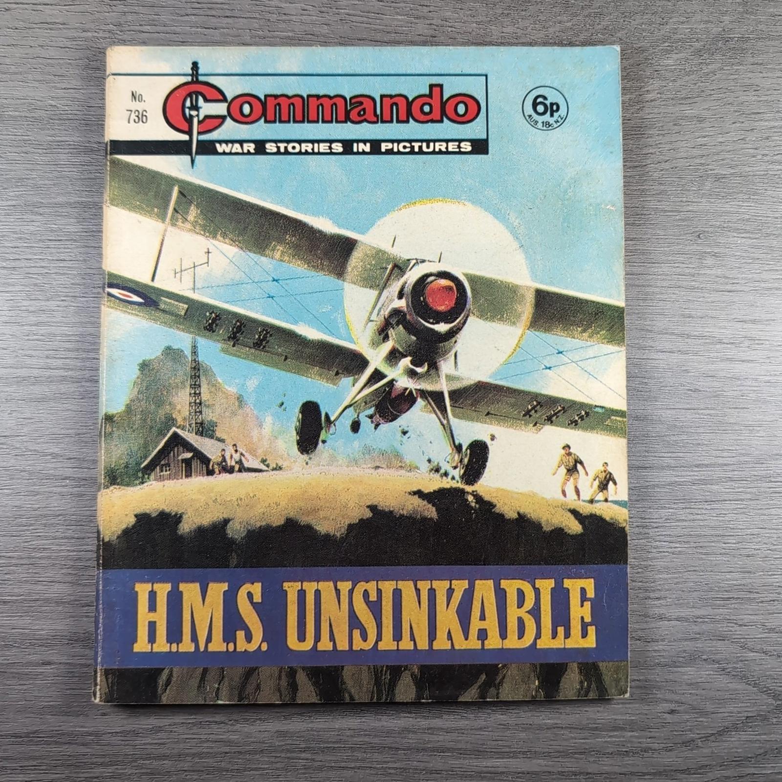 Commando Comic Issue Number 736 H.M.S. Unsinkable