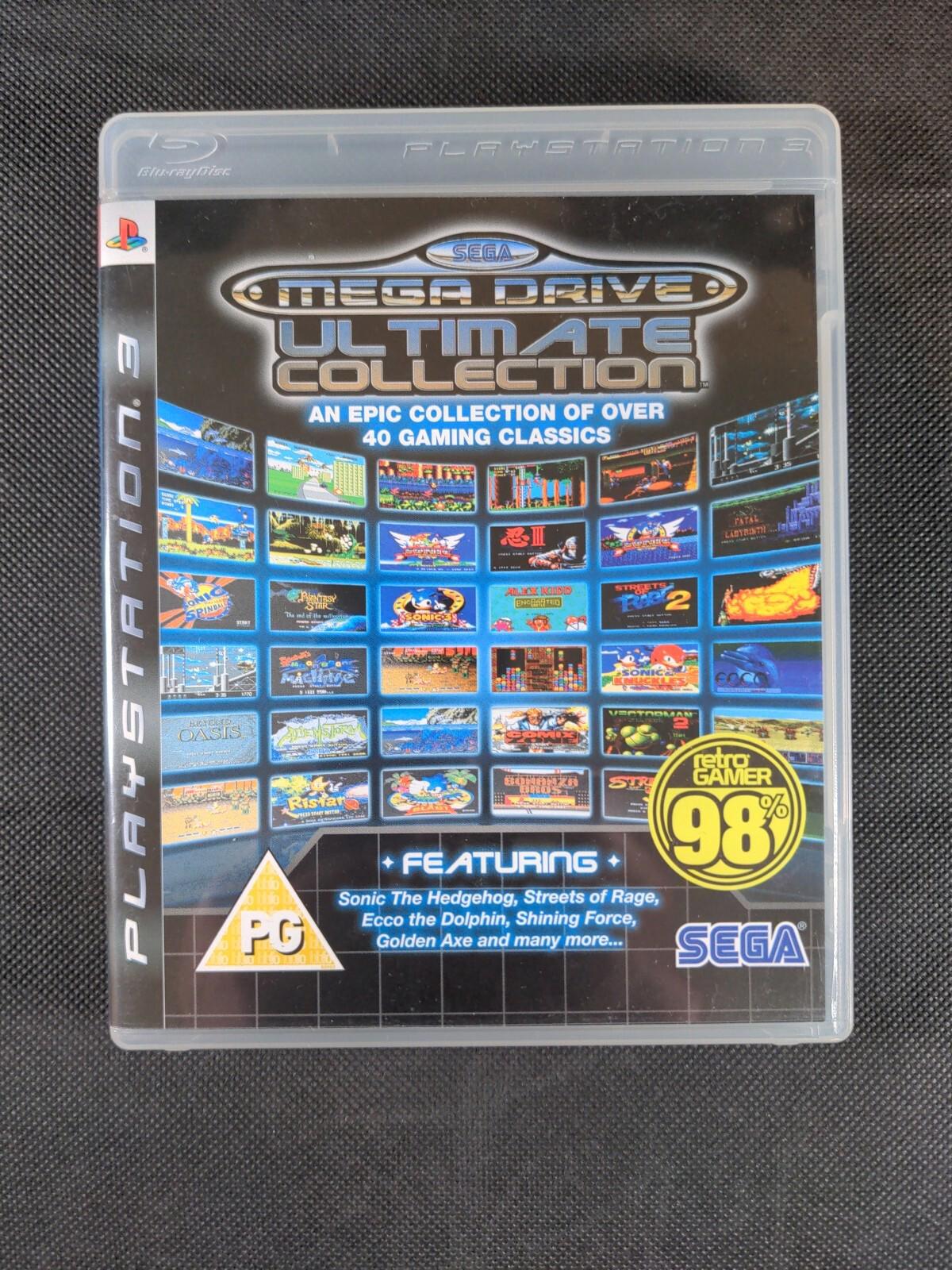 Sega Mega Drive Ultimate Collection Playstation 3 PS3  Region 2 PAL