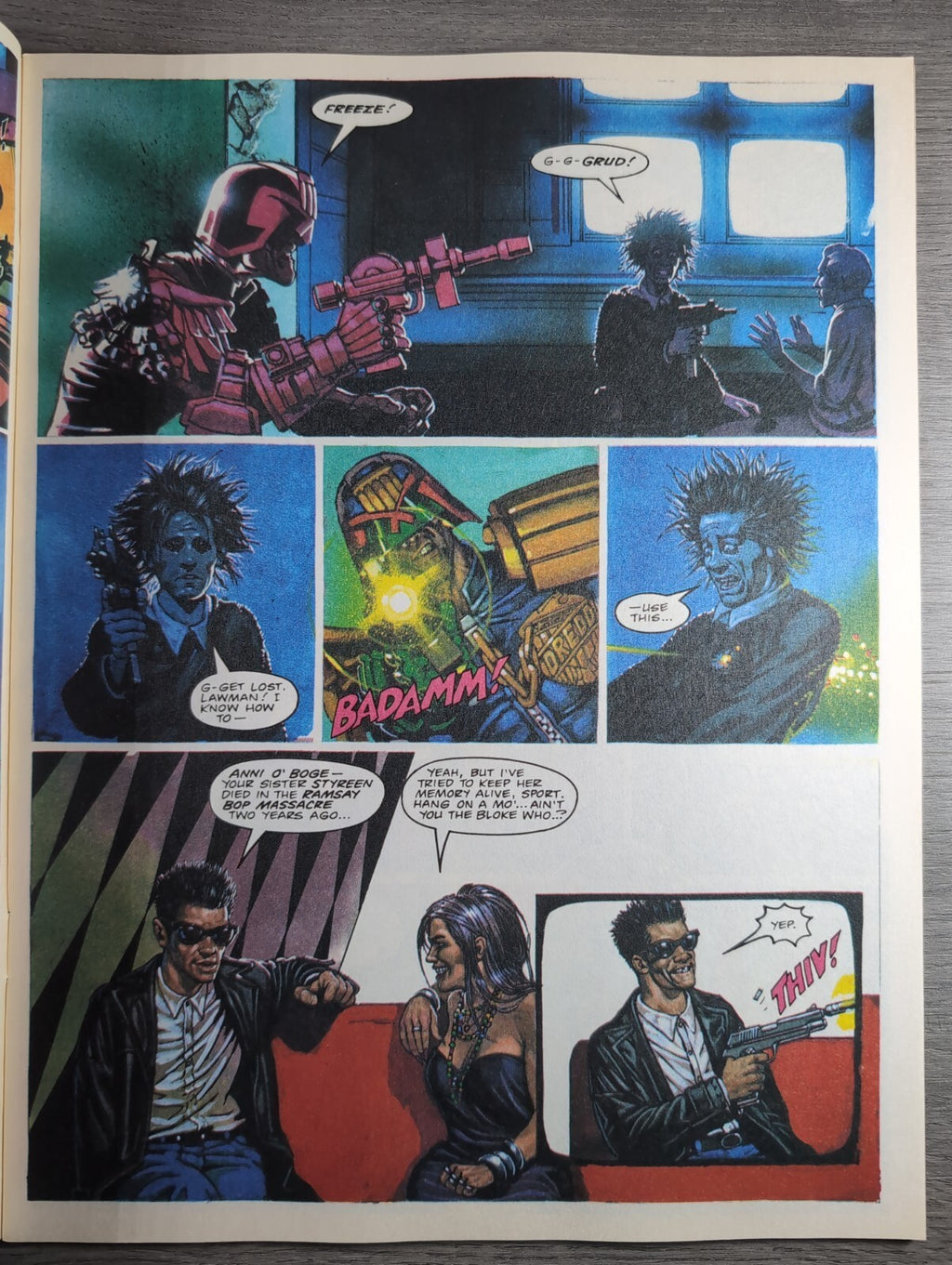 2000AD Prog 839 Featuring Judge Dredd Comic 12th June 1993 Vintage Retro Comic