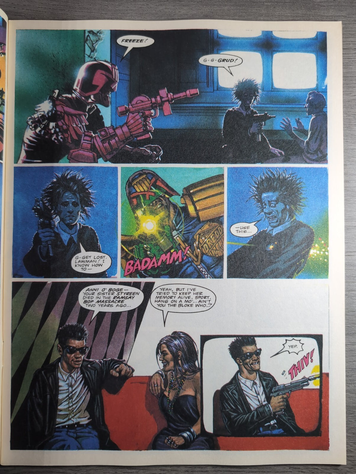 2000AD Prog 839 Featuring Judge Dredd Comic 12th June 1993 Vintage Retro Comic