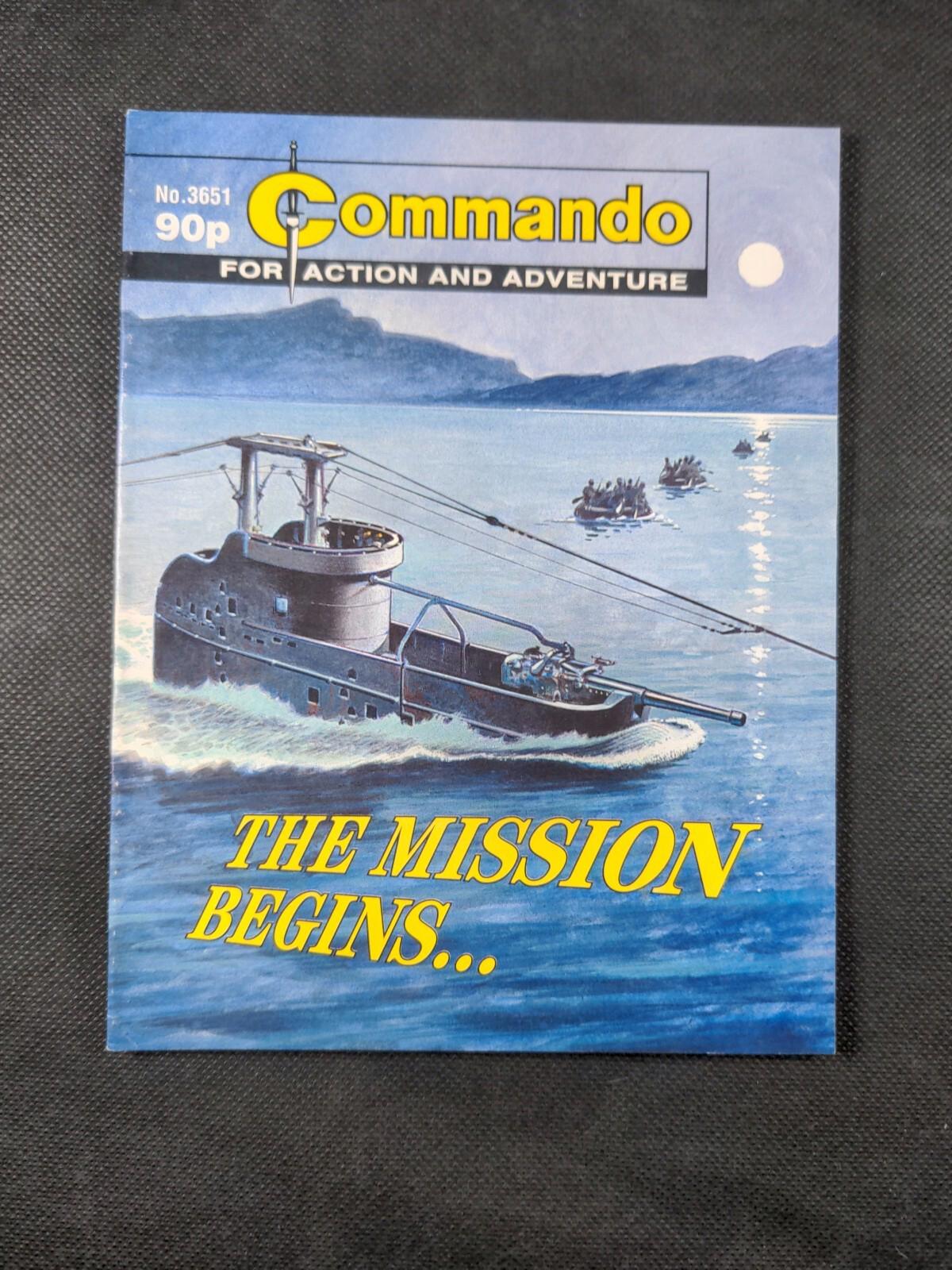 Commando Comic Issue Number 3651 The Mission Begins - Retrorama UK