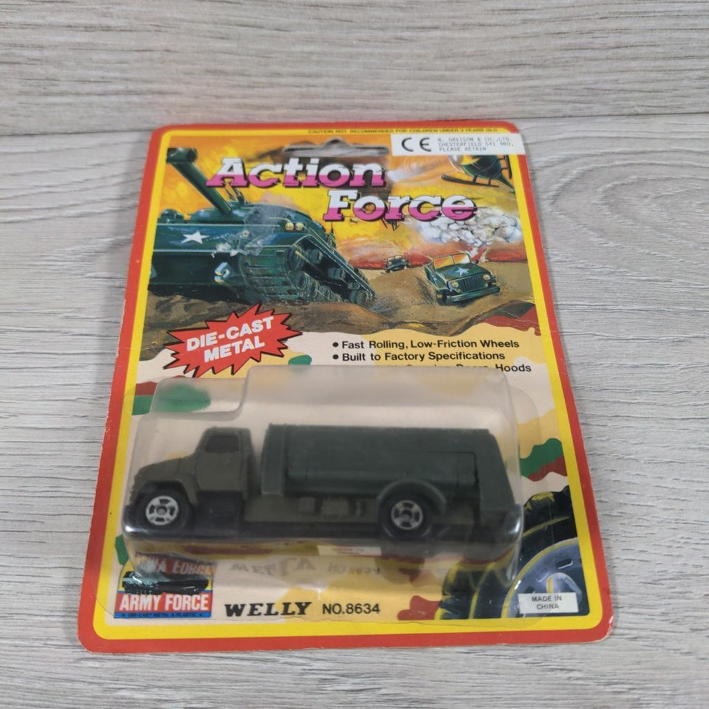 Welly Action Force Military Truck No 8634 Diecast Model 1980s Army Force - Retrorama UK