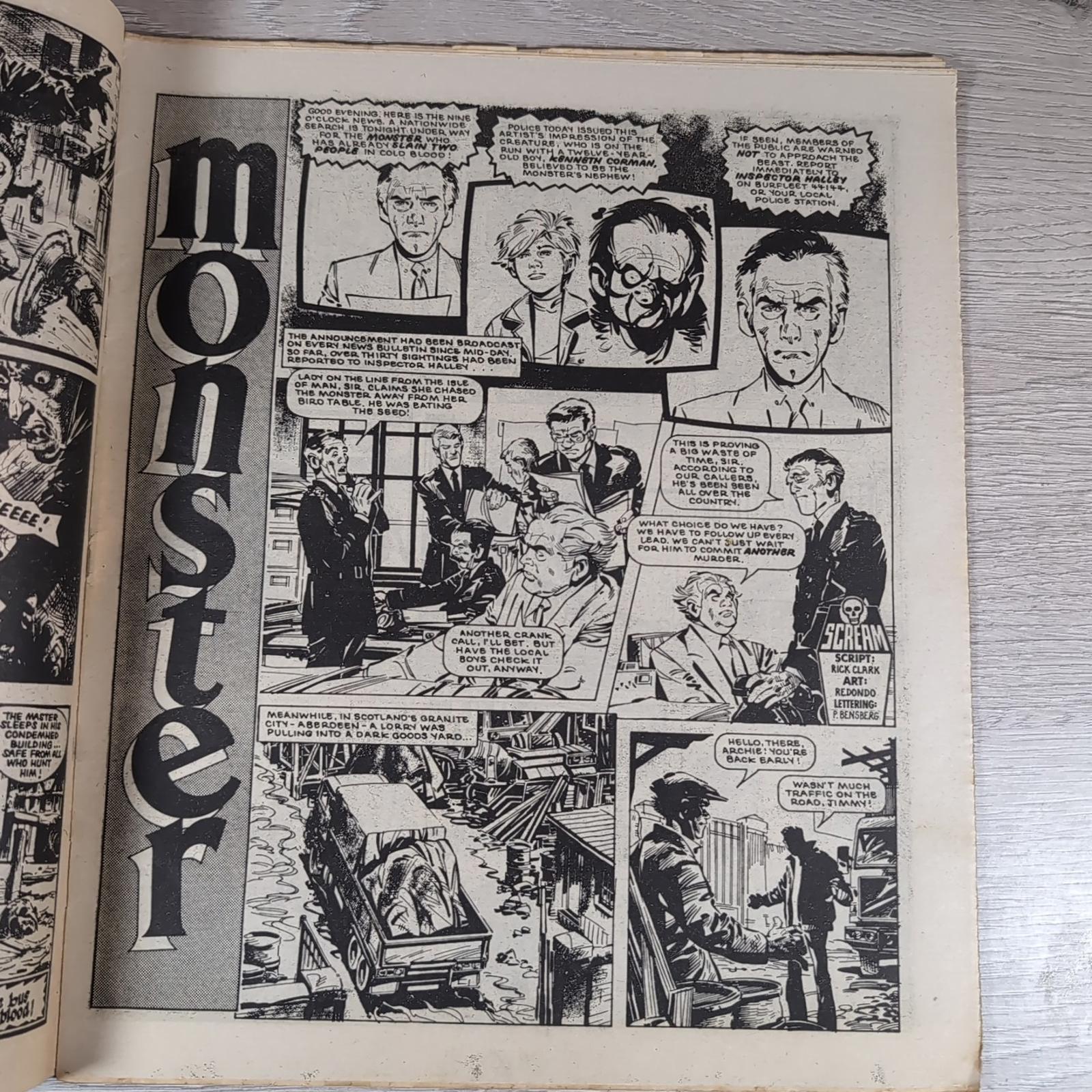 Scream! Comic Issue Number 11 2nd June 1984