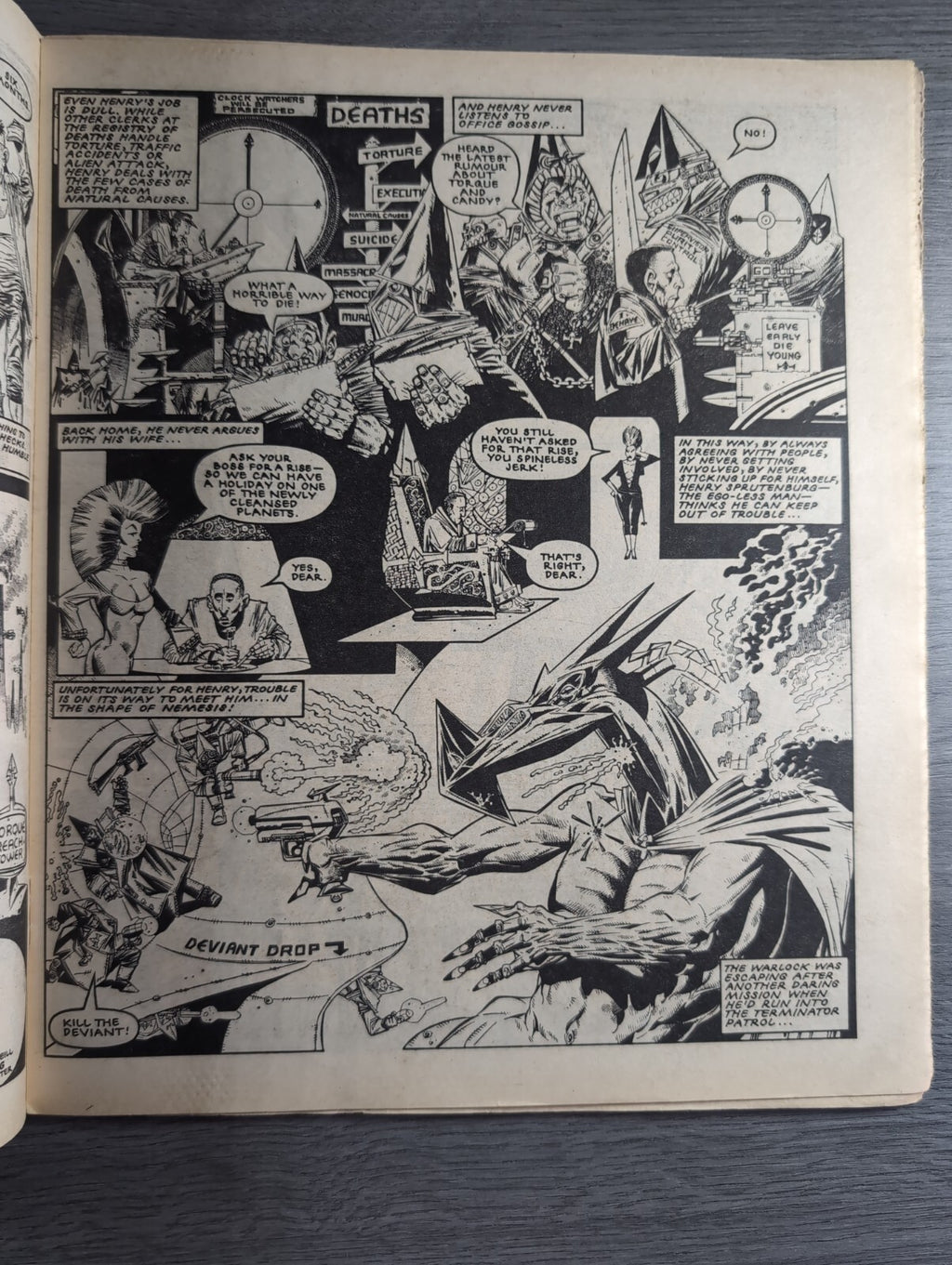 2000AD Prog 430 Featuring Judge Dread Comic 10th Aug 1985 Vintage Retro Comic