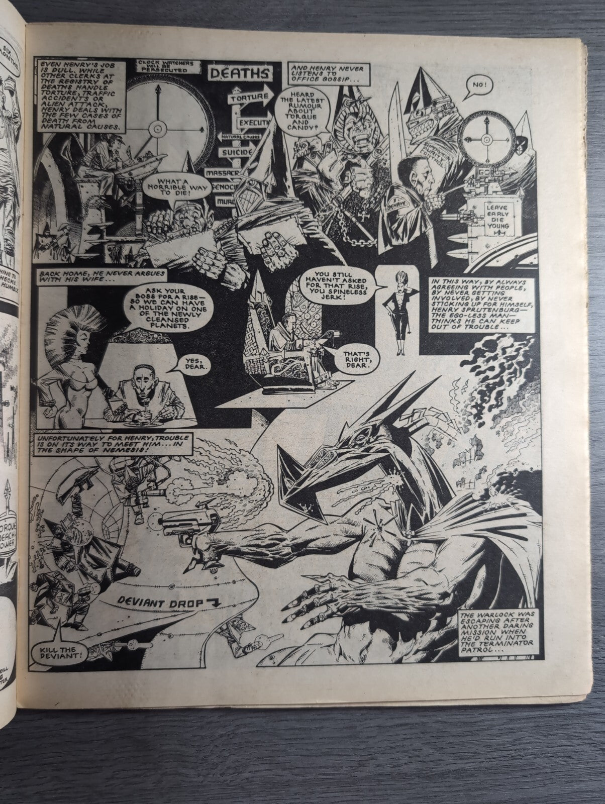 2000AD Prog 430 Featuring Judge Dread Comic 10th Aug 1985 Vintage Retro Comic