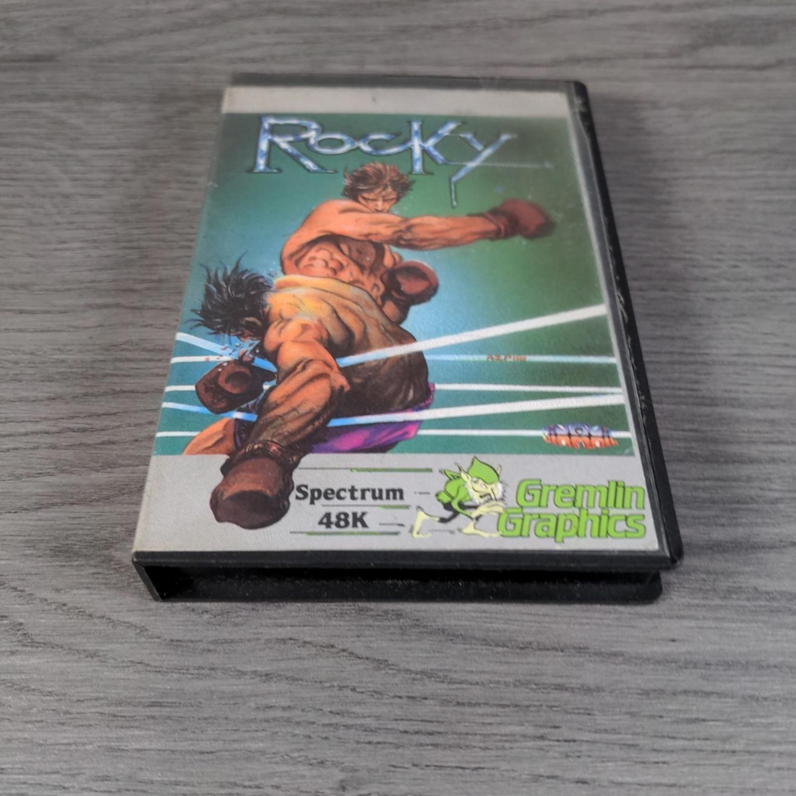 Rocky ZX Spectrum 48K Game Cassette Gremlin Graphics Tested & Working
