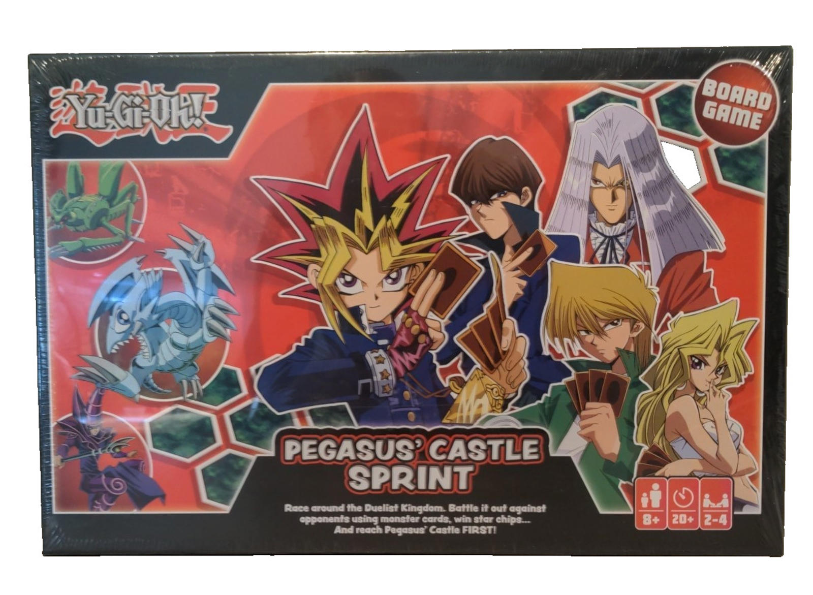 Yu Gi Oh Board Game Pegasus Castle Sprint Yu-Gi-Oh! 2-4 Players Ages  8+