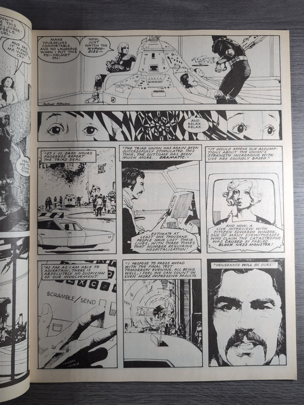 2000AD Prog 641 Featuring Judge Dread Comic 26th Aug 1989 Vintage Retro Comic - Retrorama UK