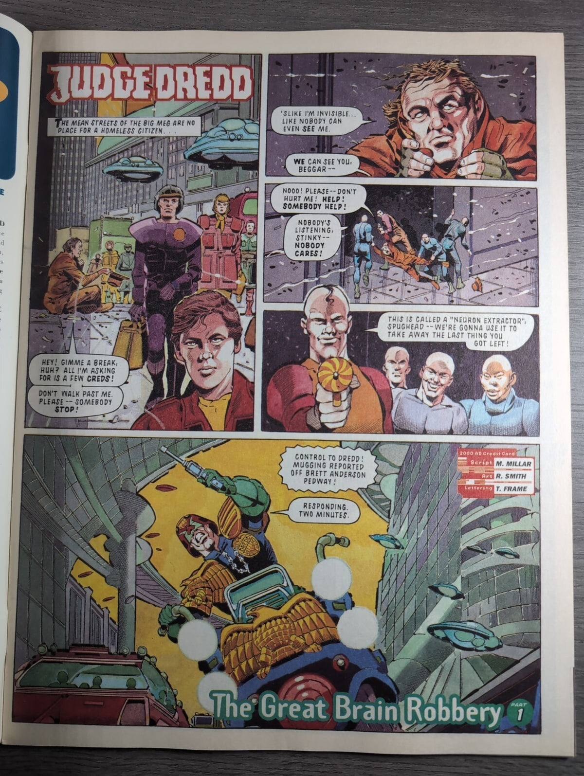 2000AD Prog 835 Featuring Judge Dredd Comic 15th May 1993 Vintage Retro Comic