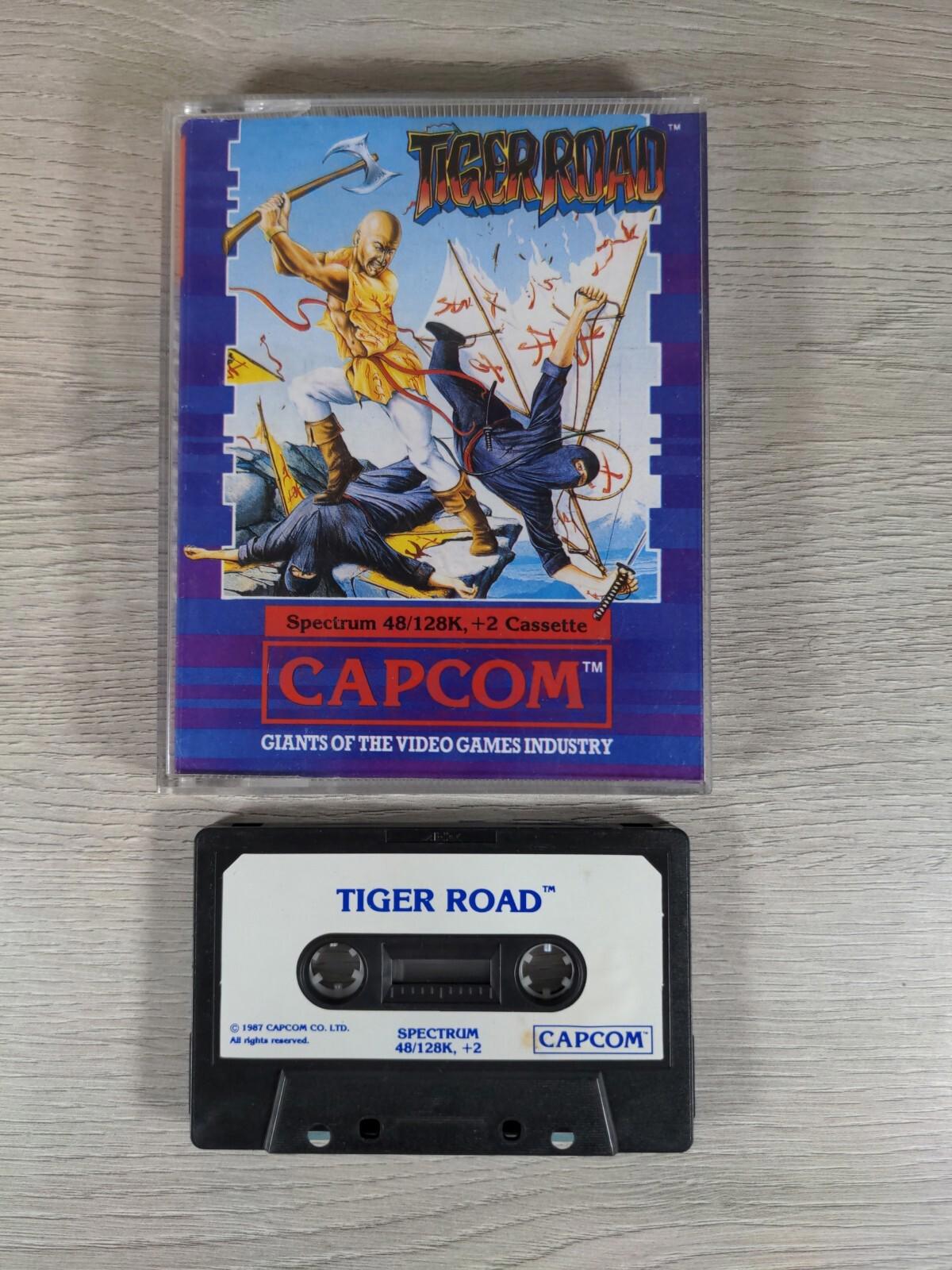 Tiger Road ZX Spectrum 48K 128K Capcom Game Cassette Tested & Working