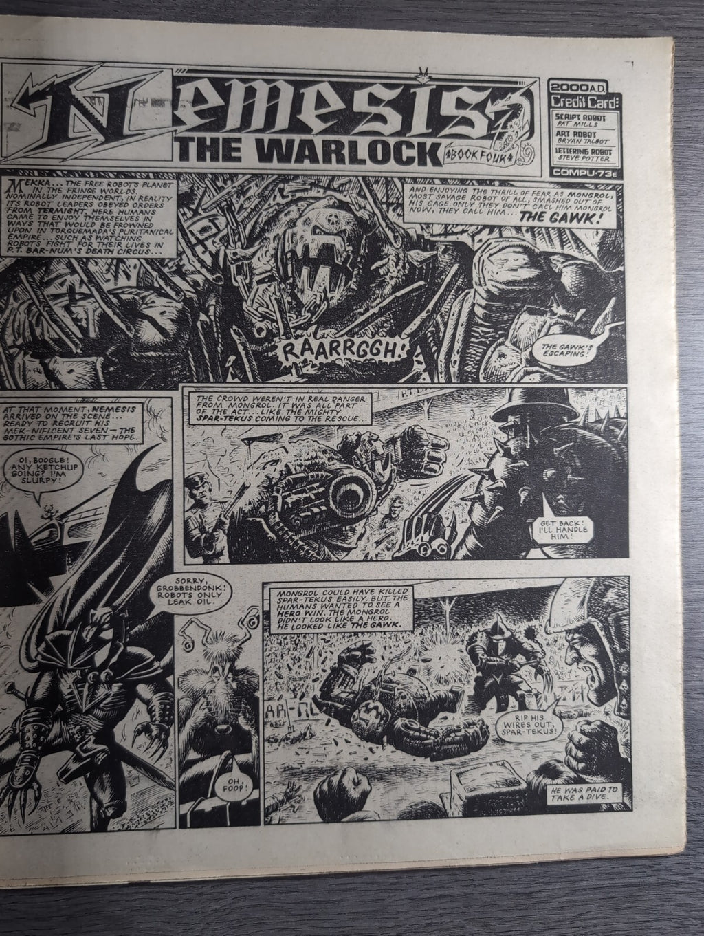 2000AD Prog 399 Featuring Judge Dread Comic 5th Jan 1985  Vintage Retro Comic