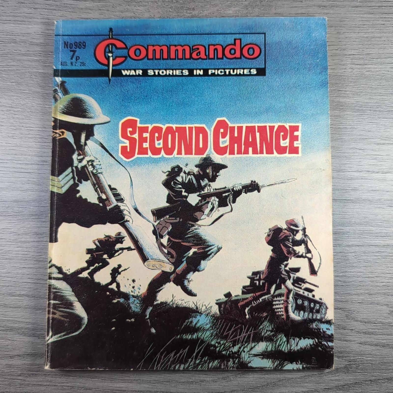 Commando Comic Issue Number 989 Second Chance