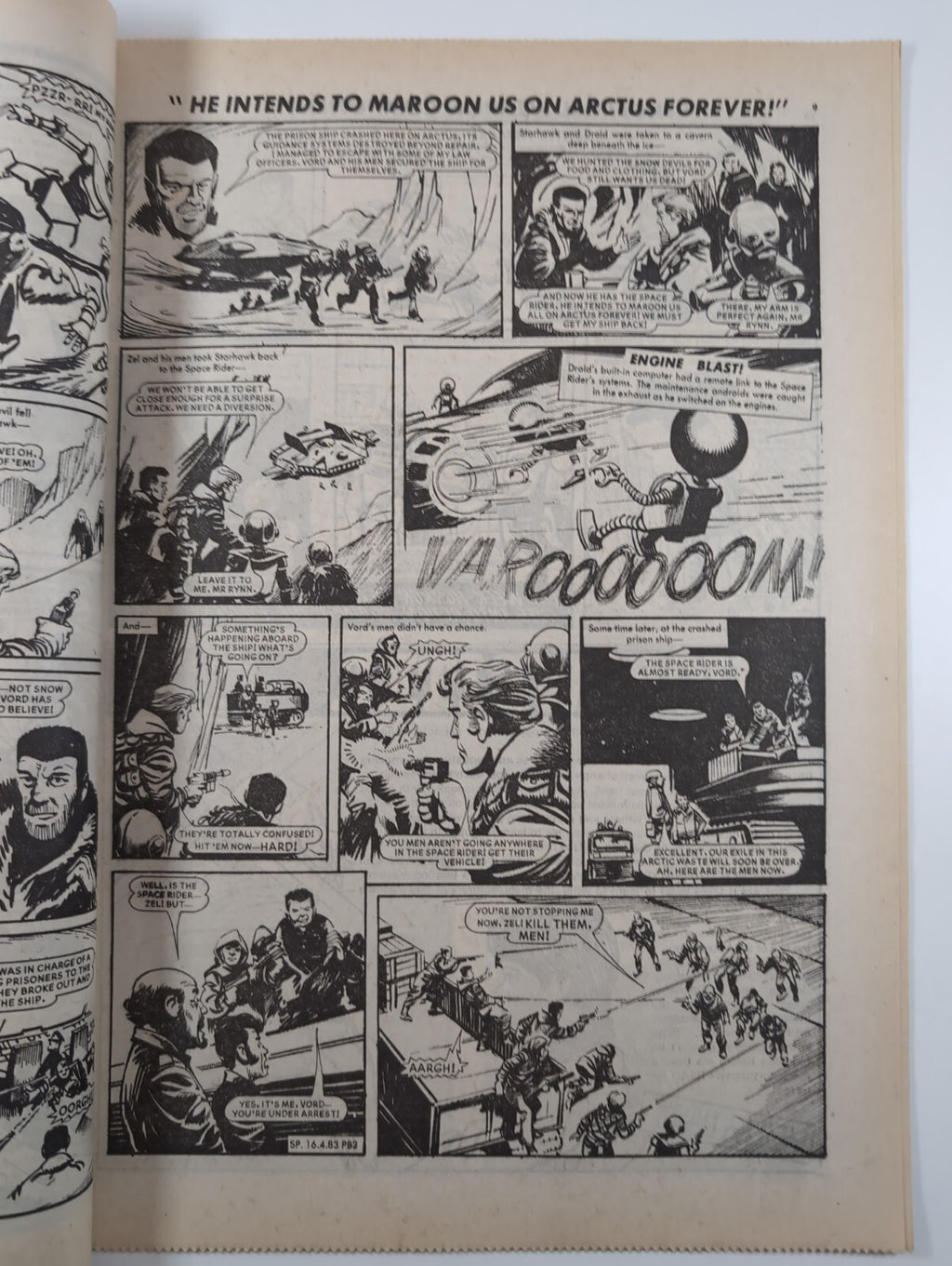 Spike Comic Issue No. 13 April 16th 1983 D.C Thomson Vintage Retro Comic