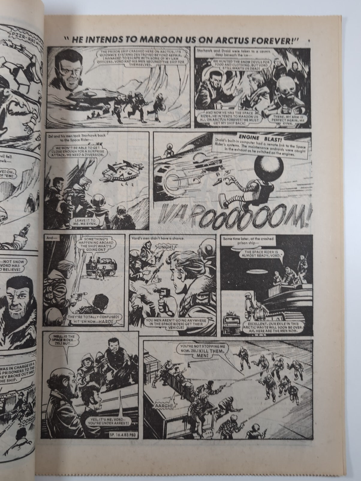 Spike Comic Issue No. 13 April 16th 1983 D.C Thomson Vintage Retro Comic