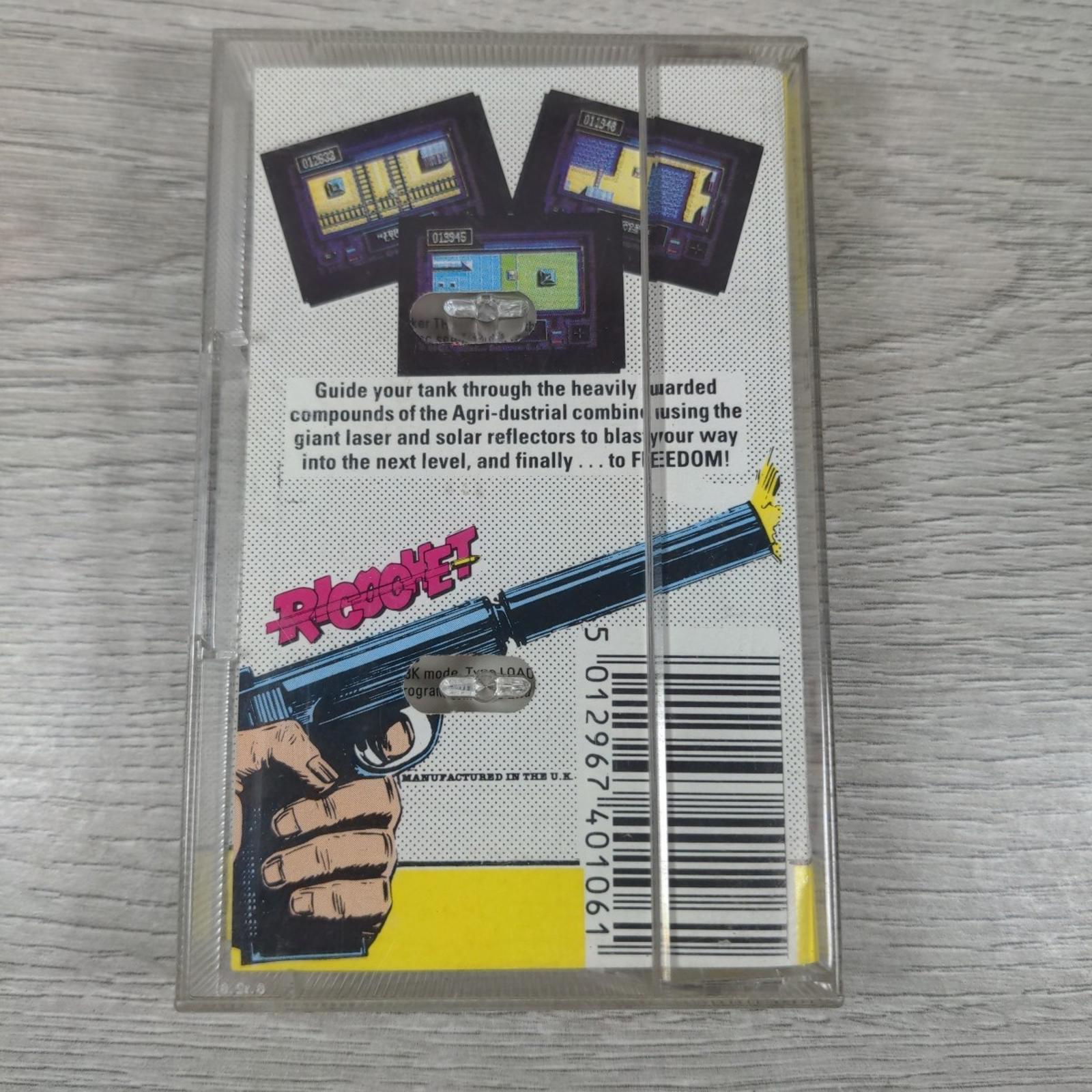 Rebel  ZX Spectrum 48/128K Game Cassette Ricochet Mastertronic Tested & Working