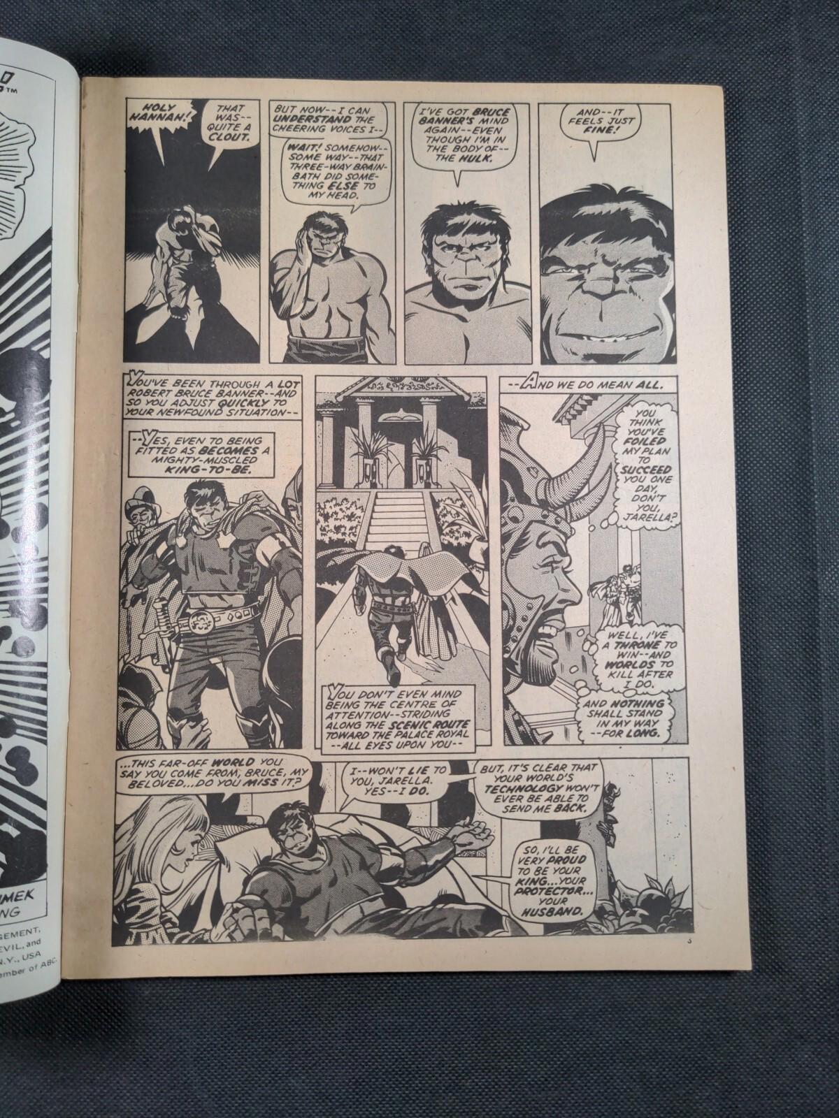Mighty World of Marvel: Issue No 126 March 1975 Vintage Marvel UK Comic